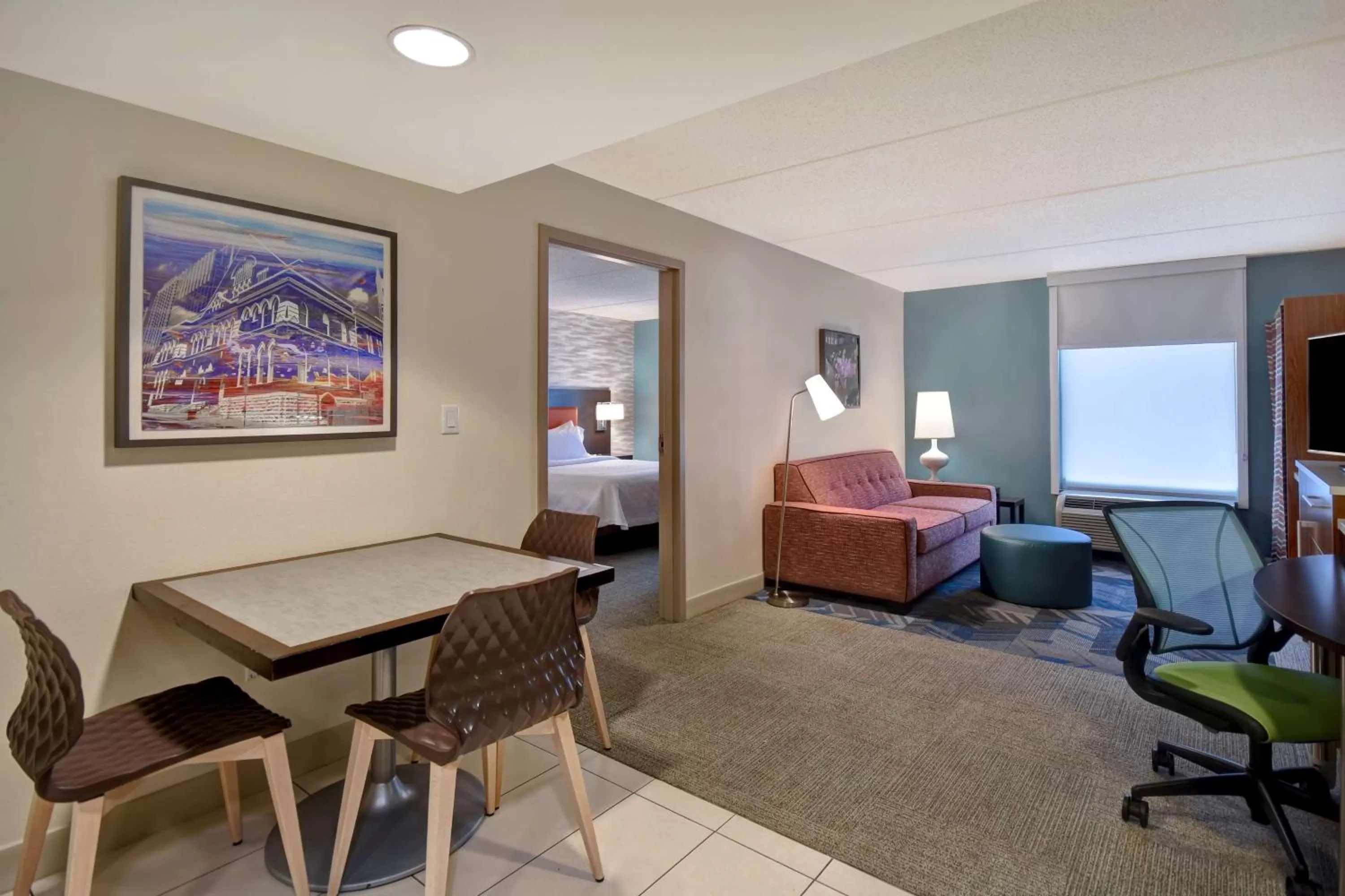 One-Bedroom Queen Suite with Two Queen Beds - Non-Smoking in Home2 Suites by Hilton Nashville Vanderbilt, TN