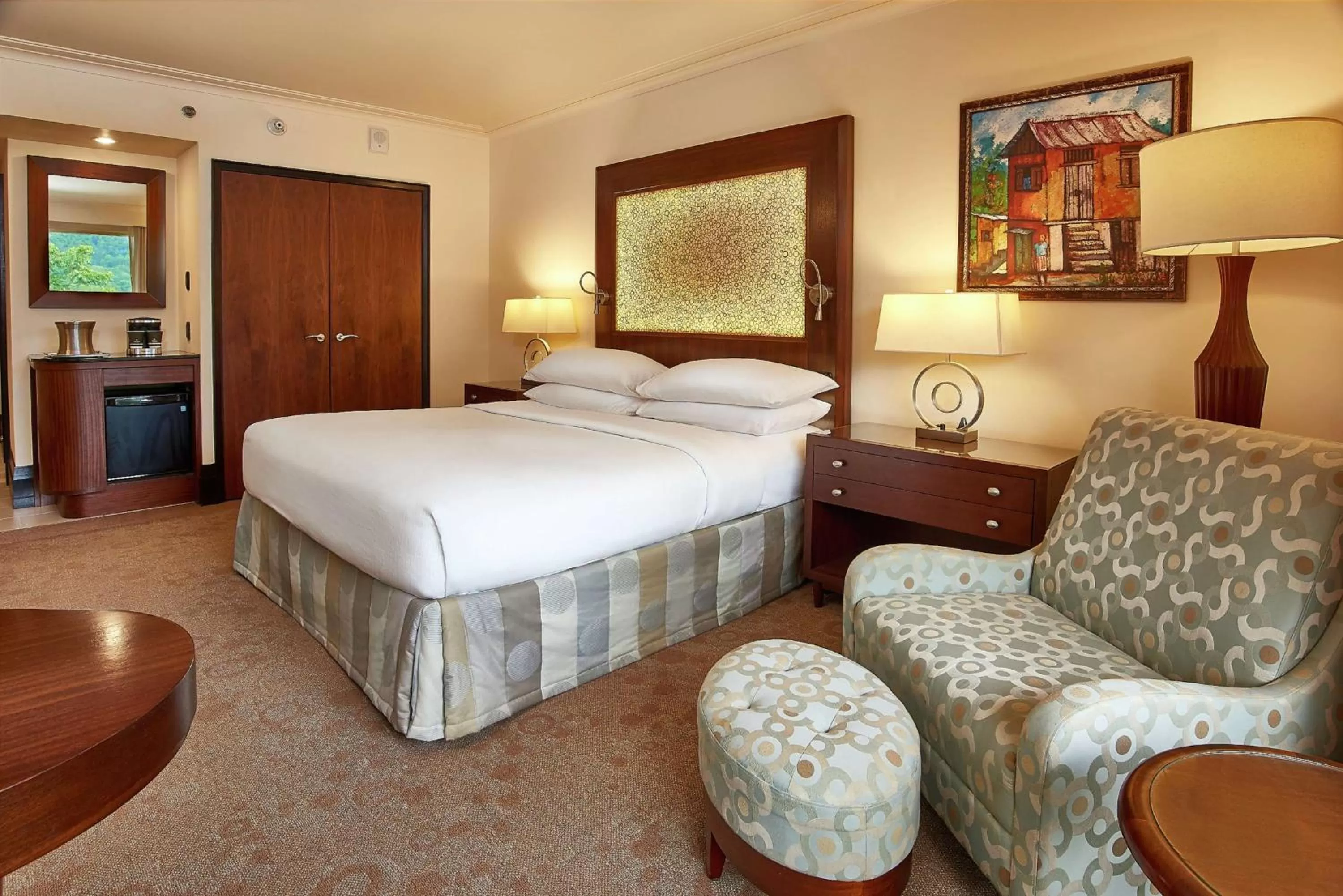 Deluxe King Room with Pool View in Hilton Trinidad & Conference Centre