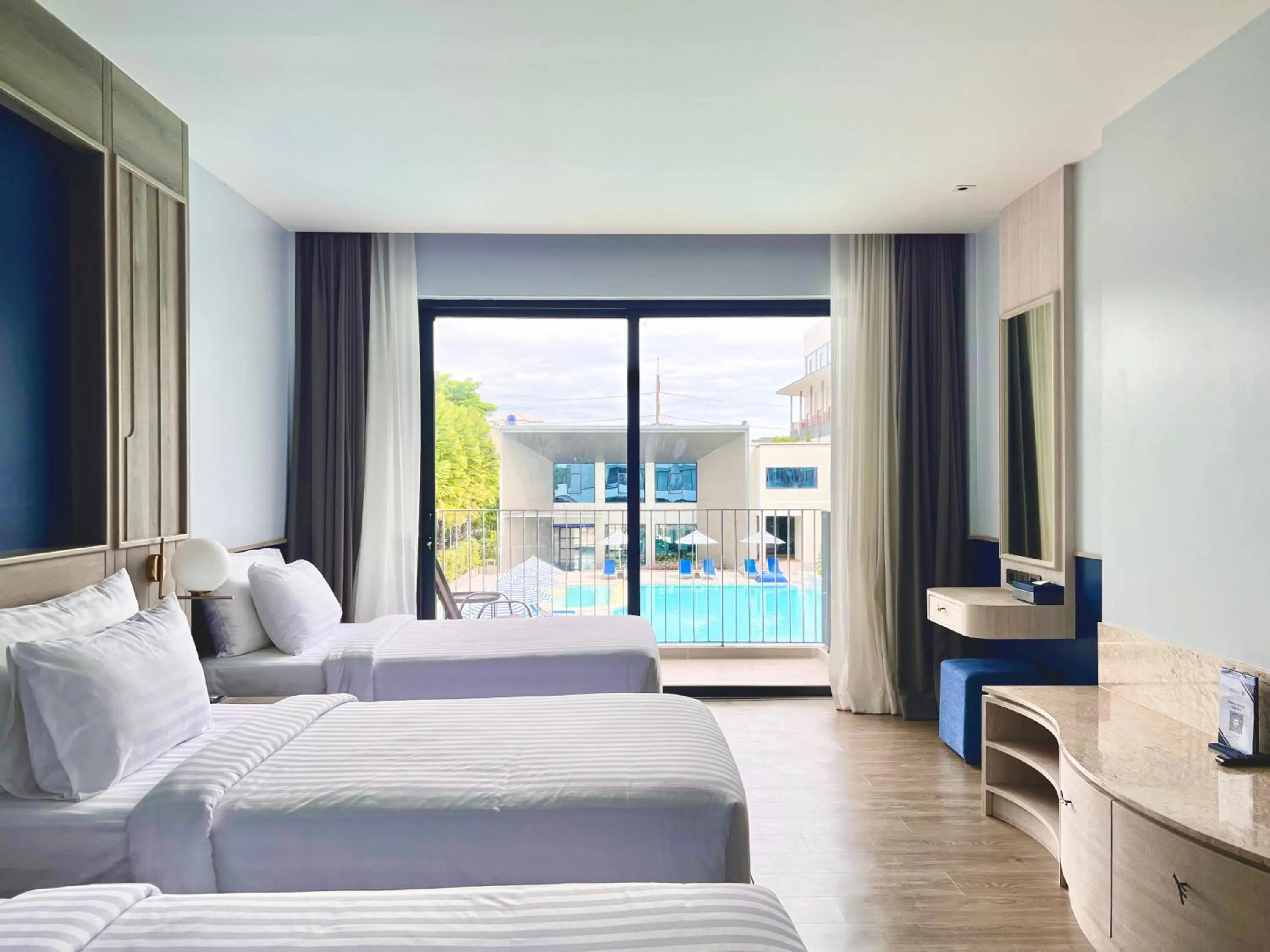 Triple Room with Pool View in Seabed Grand Hotel Phuket - SHA Extra Plus