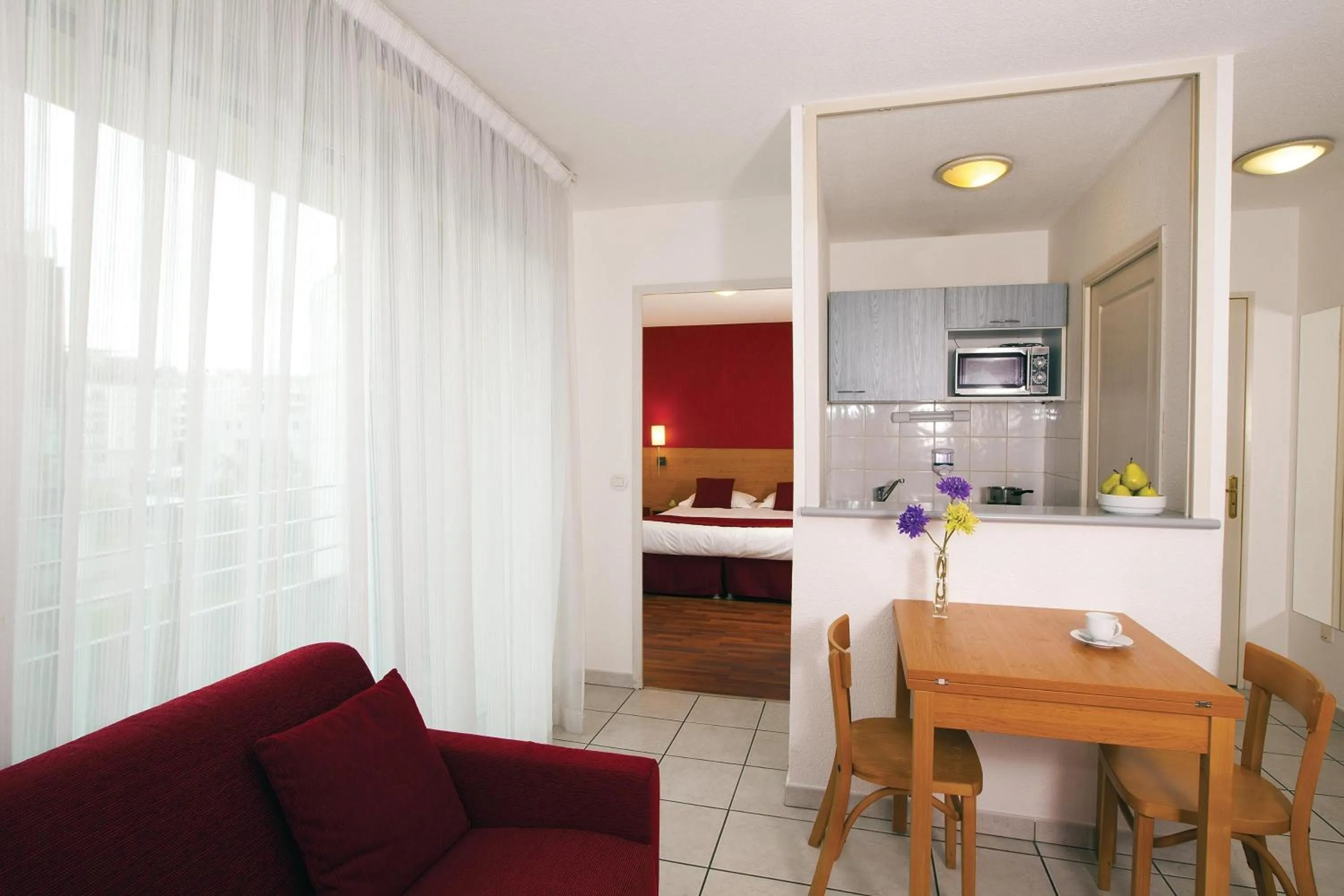 One-Bedroom Apartment (4 Adults) in Séjours & Affaires Lyon Park Lane