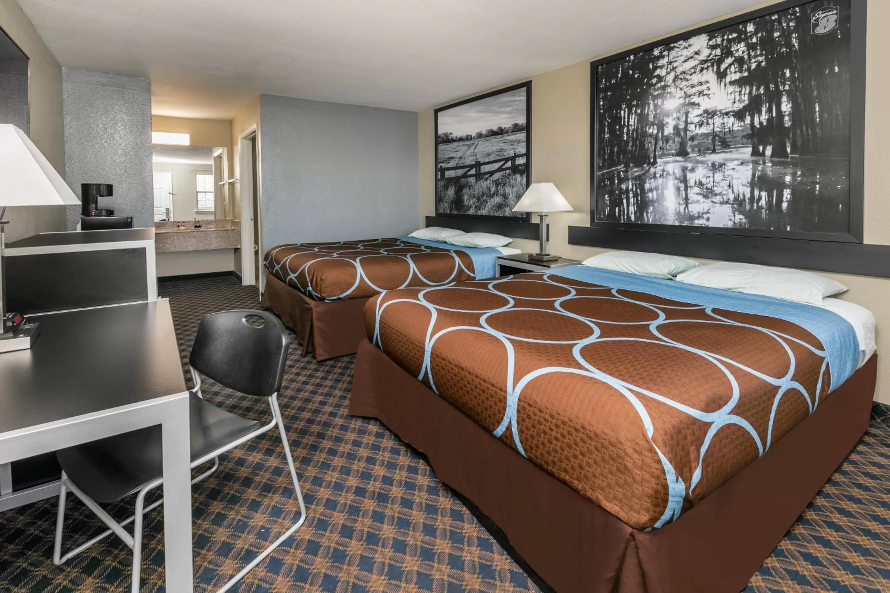 Queen Room with Two Queen Beds - Non-Smoking in Super 8 by Wyndham Arlington Near AT&T Stadium