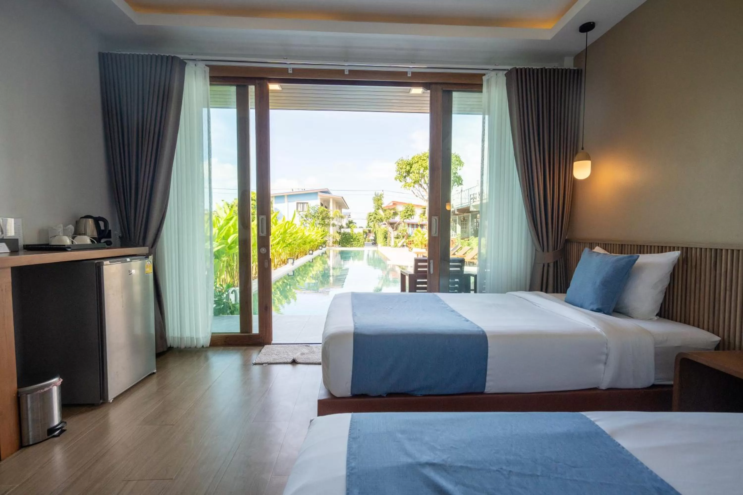 Deluxe Twin Room with Pool Access in Janpa Resort
