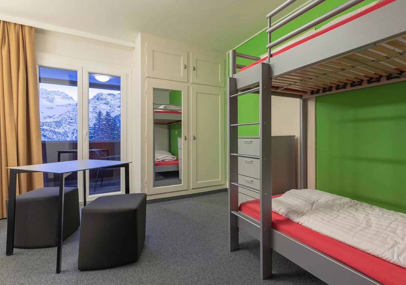 Twin Room with Bathroom - single occupancy in Arosa Mountain Lodge