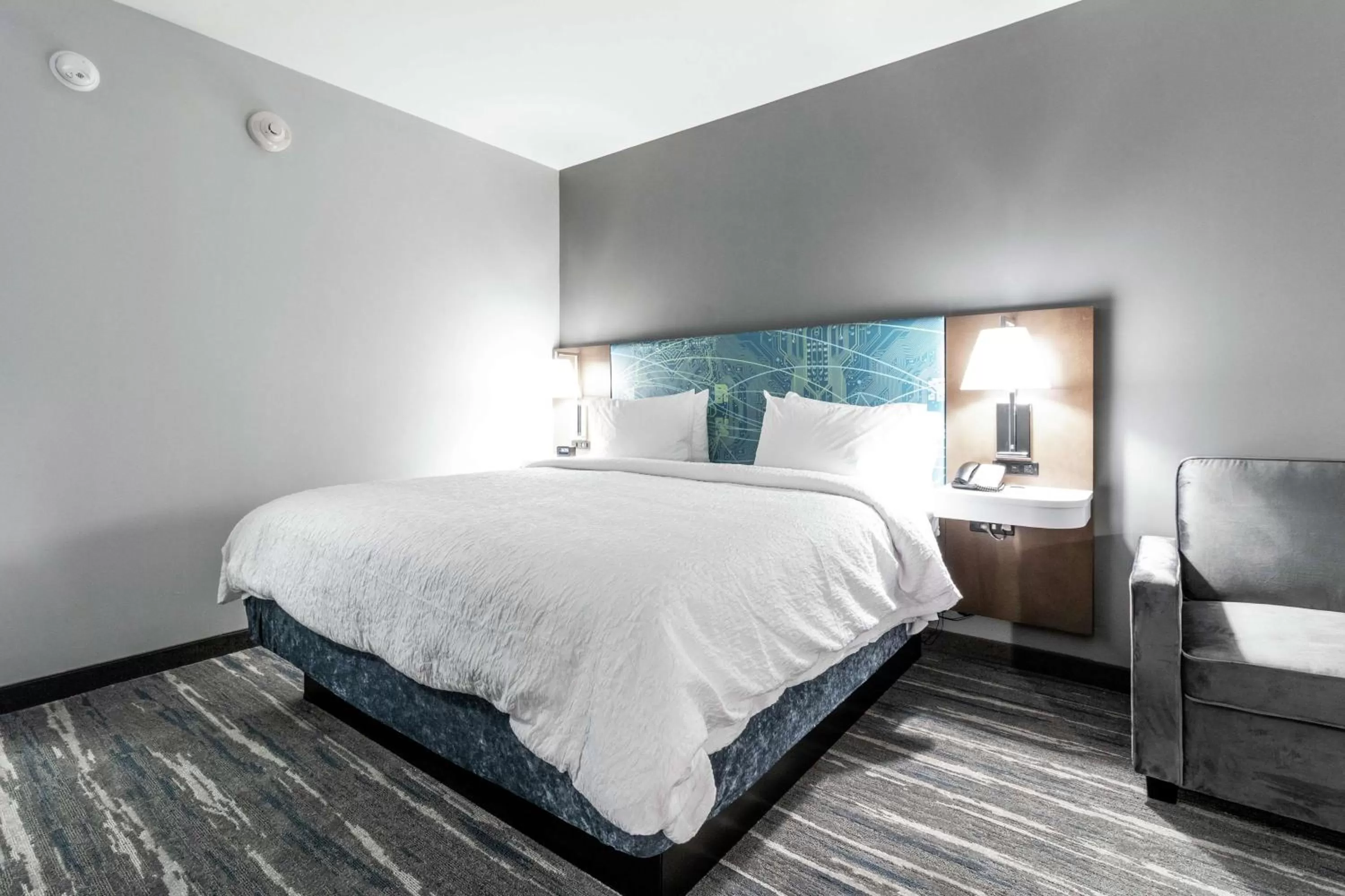 King Room with Sofa Bed - Hearing Accessible/Non-Smoking in Hampton Inn Locust Grove