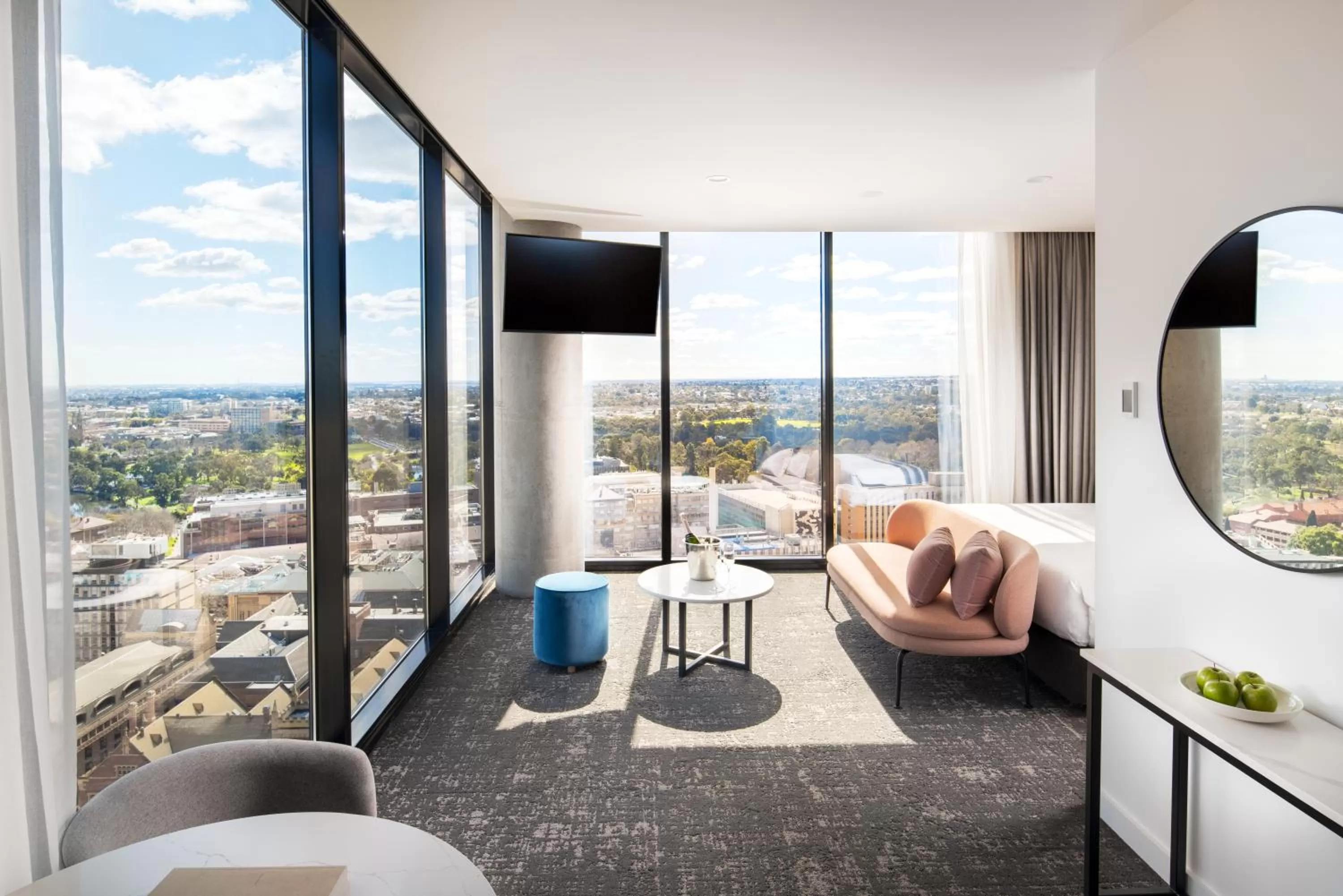 Junior King Suite with City View in Crowne Plaza Adelaide by IHG