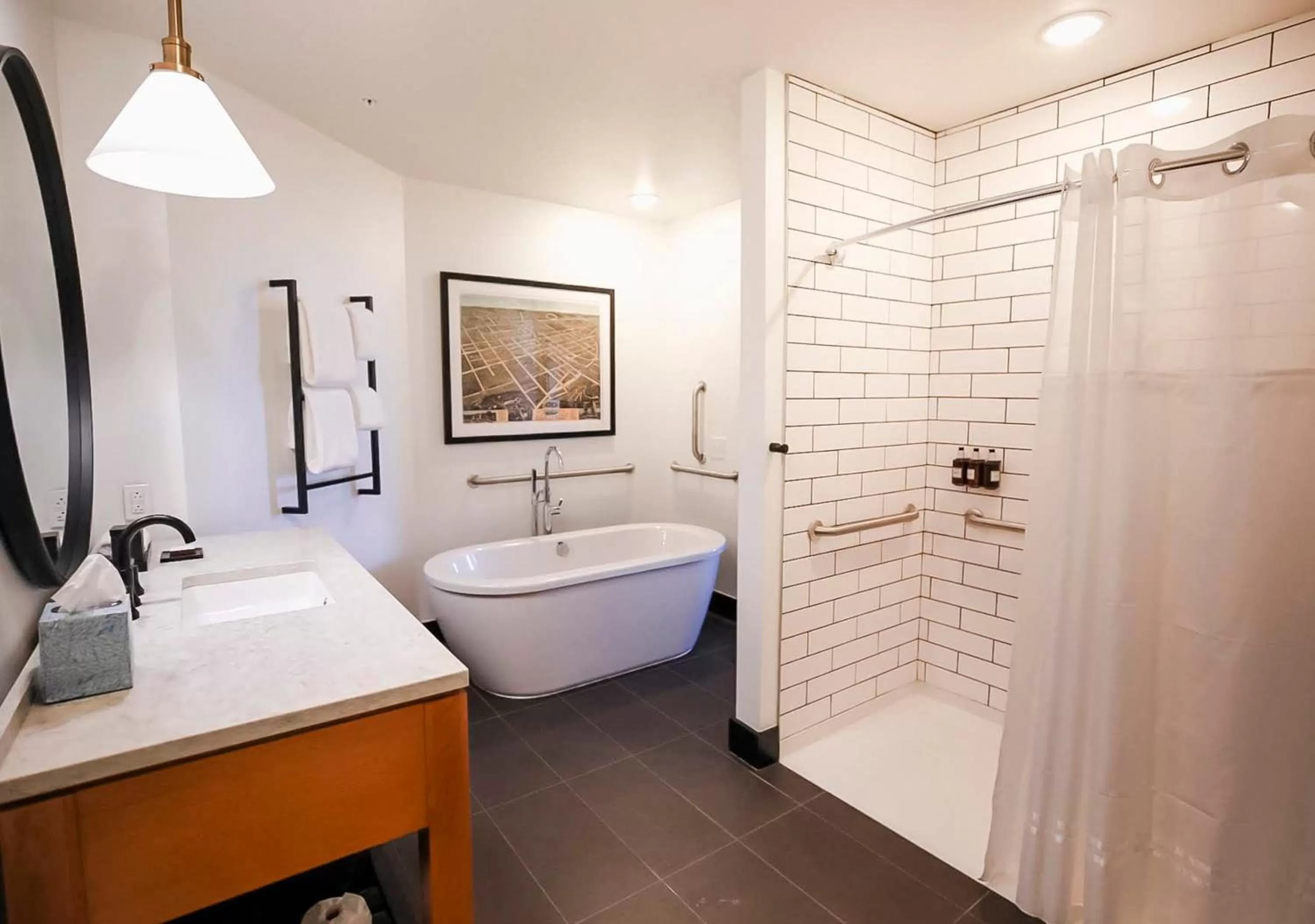 1 King Bed, Premier Mobility and Hearing Impaired Accessible Suite, Non-Smoking in Origin Lexington, a Wyndham Hotel