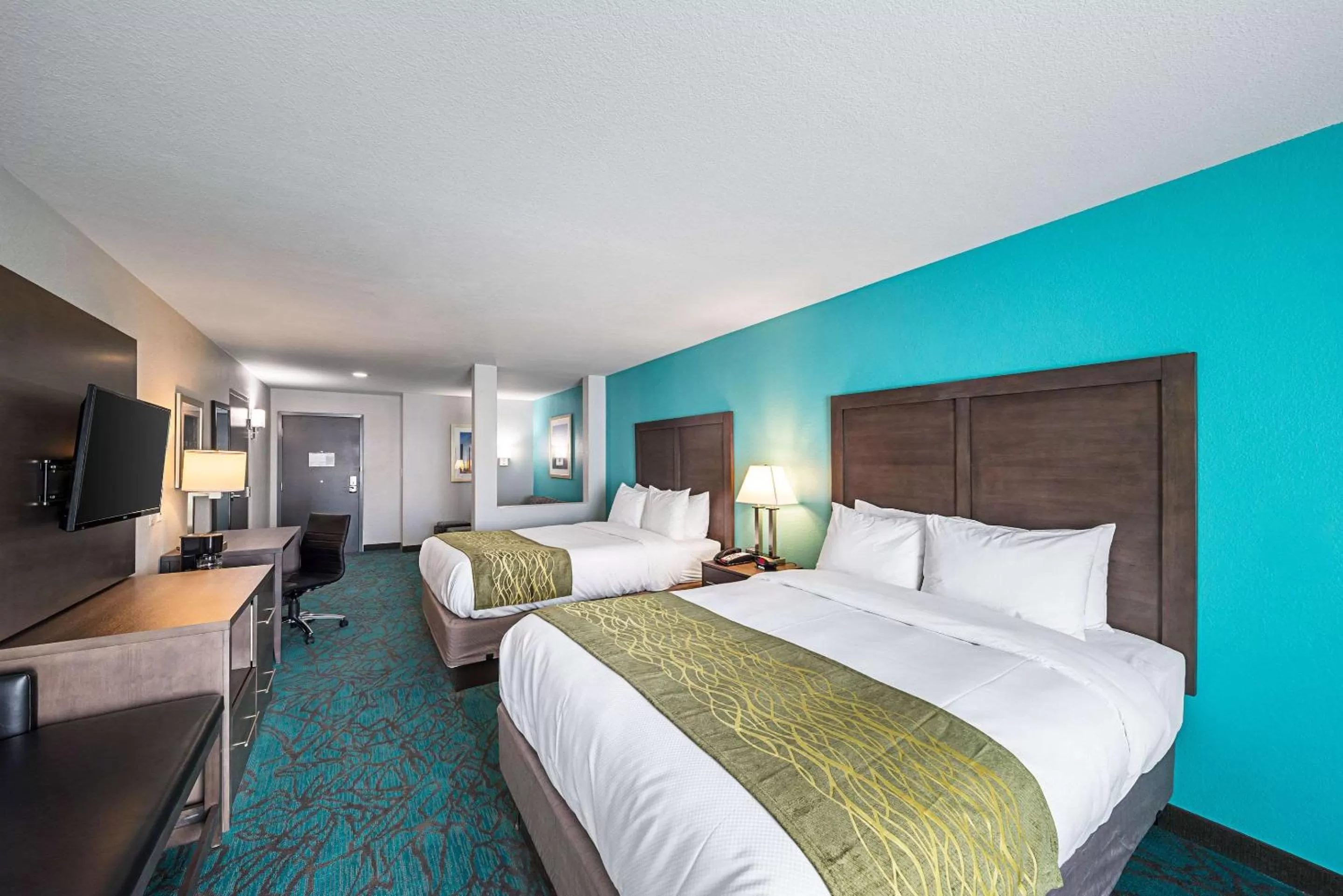 Queen Suite with Two Queen Beds - Accessible/Non-Smoking in Comfort Inn & Suites Oklahoma City near Bricktown