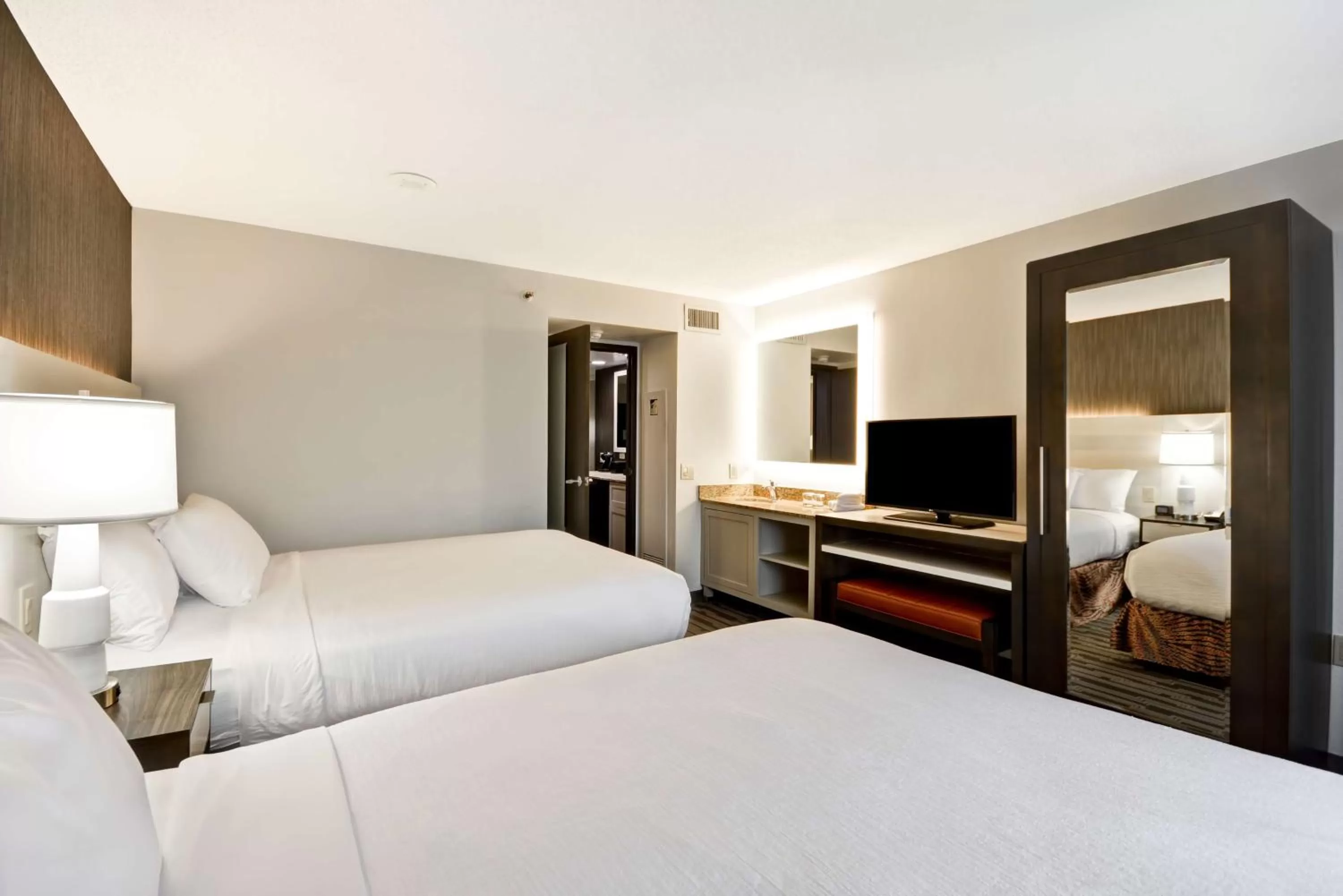 One-Bedroom Suite with Two Queen Beds - Hearing Access/Non-Smoking in Embassy Suites Charlotte