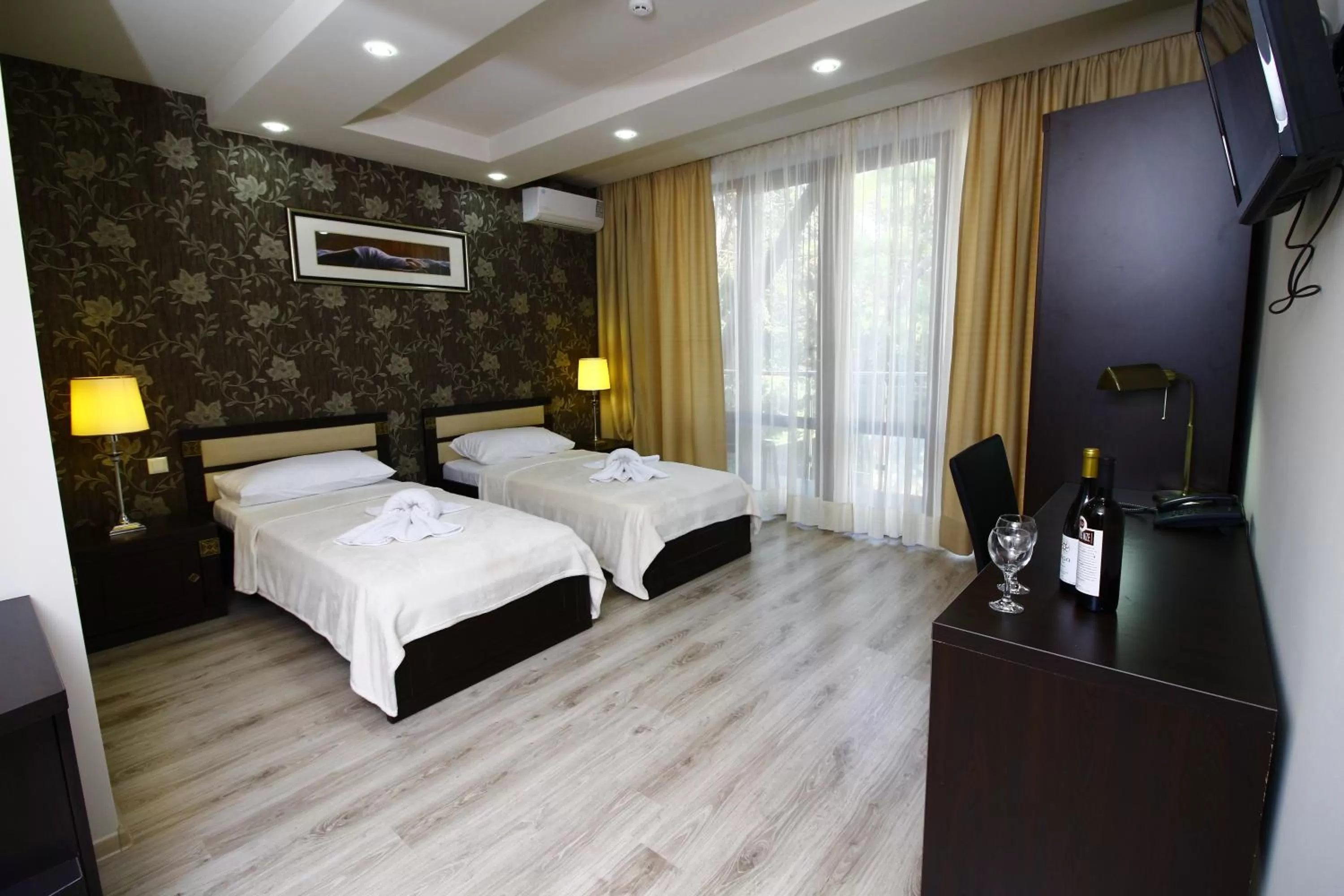 Twin Room with Balcony in Sani Hotel