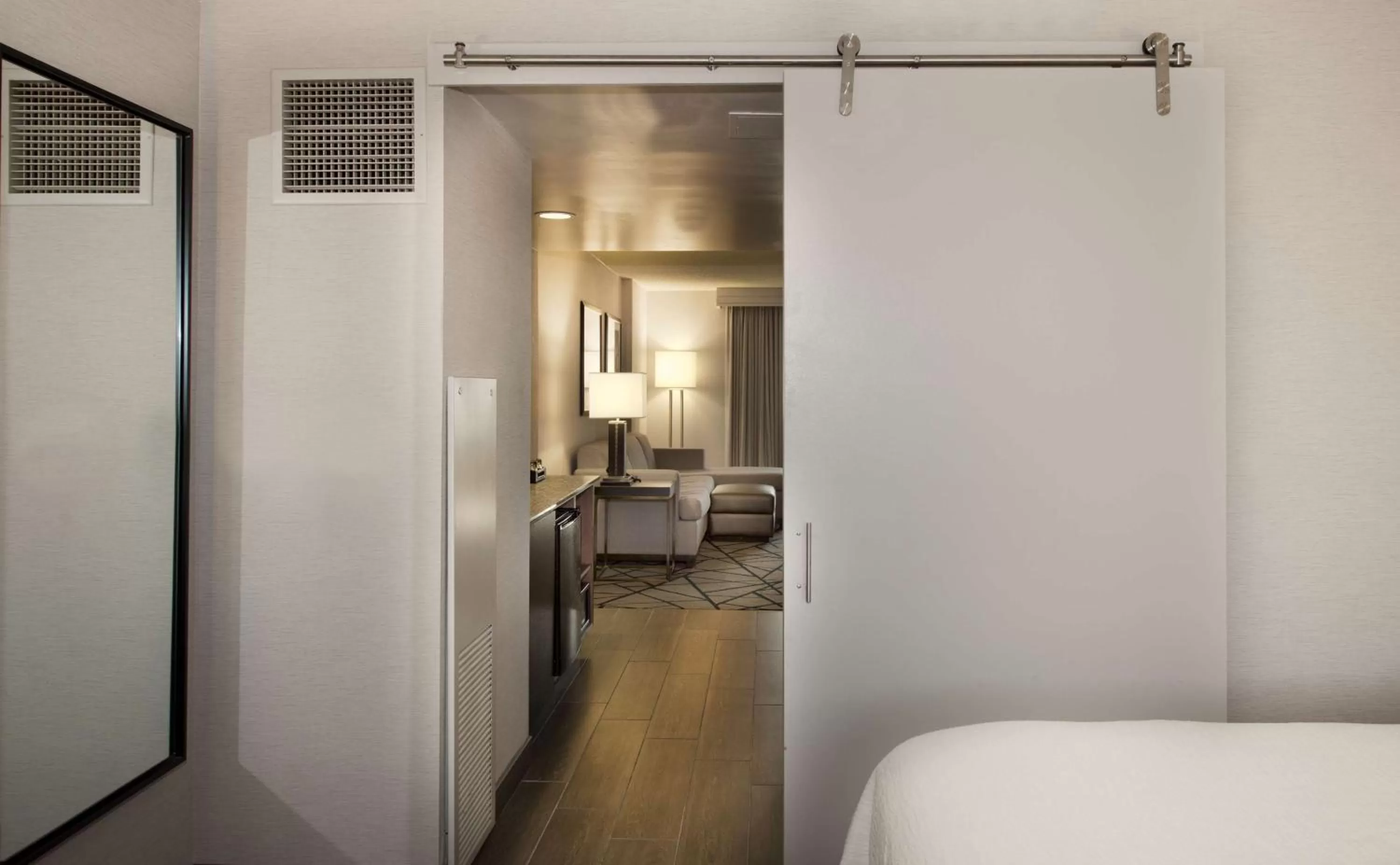 King Suite with Roll-In Shower - Disability Access in Embassy Suites by Hilton Portland Washington Square