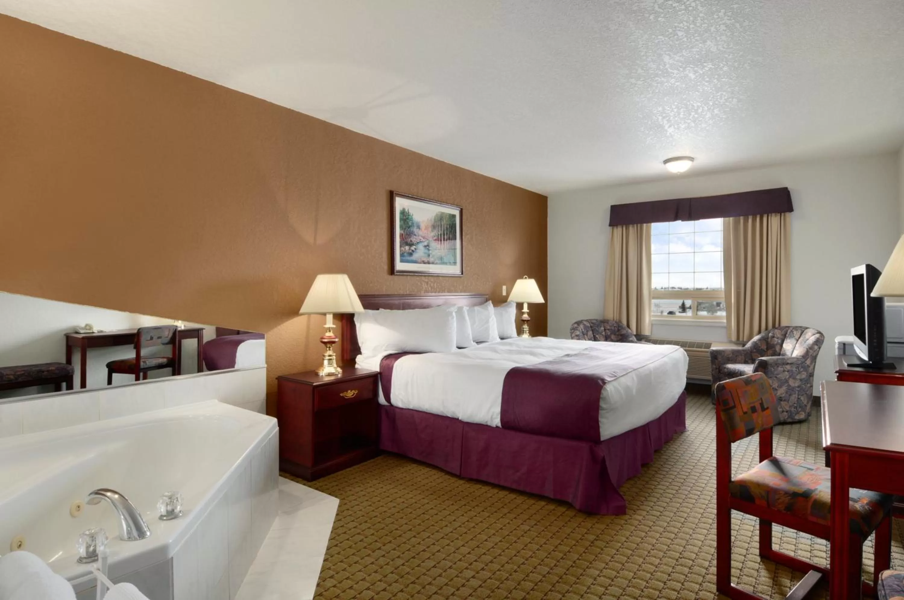 King Studio Suite - Non-Smoking in Ramada by Wyndham Red Deer Hotel & Suites