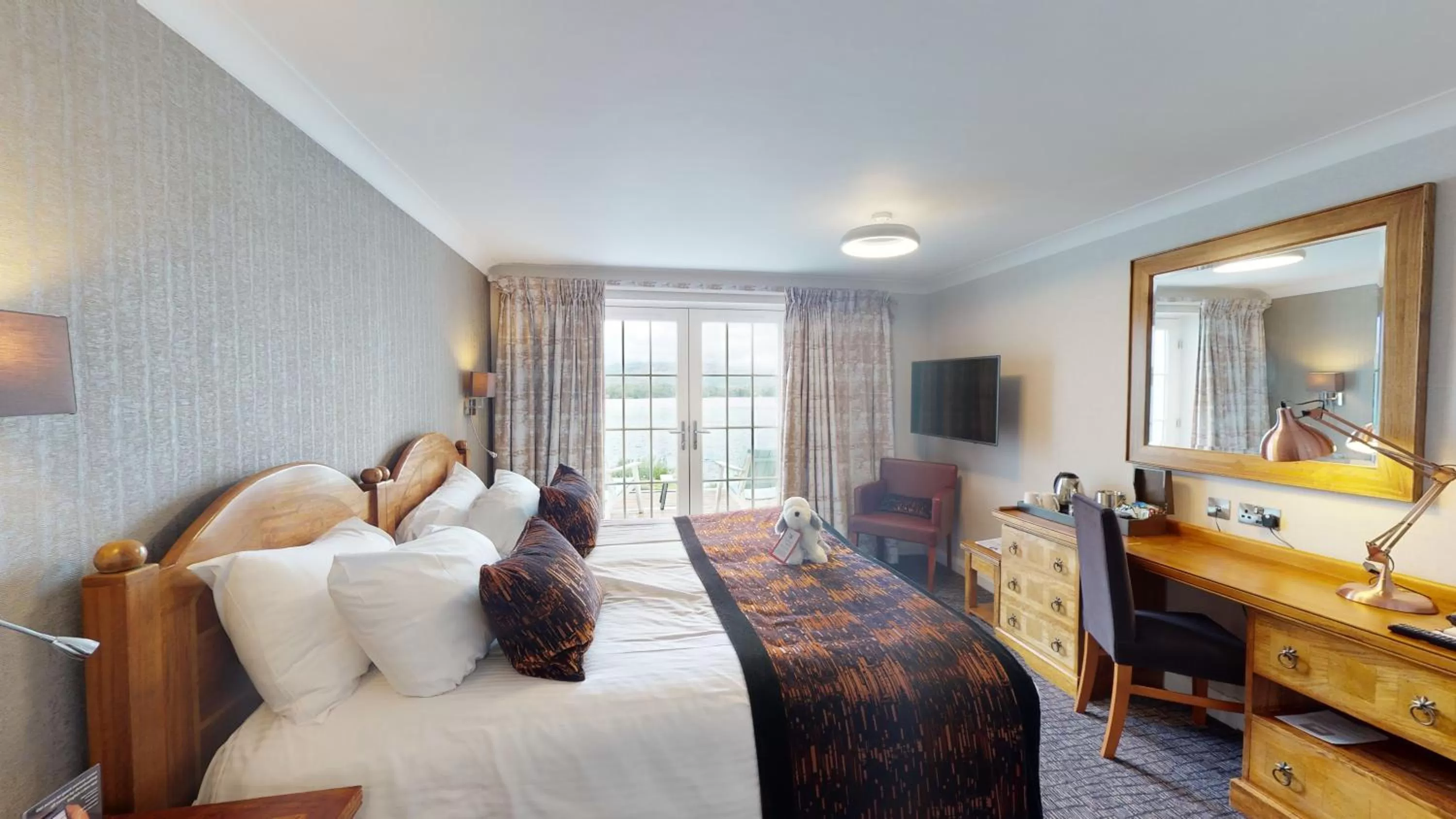 Hazel Twin or Double Lake view room with Balcony  in Low Wood Bay