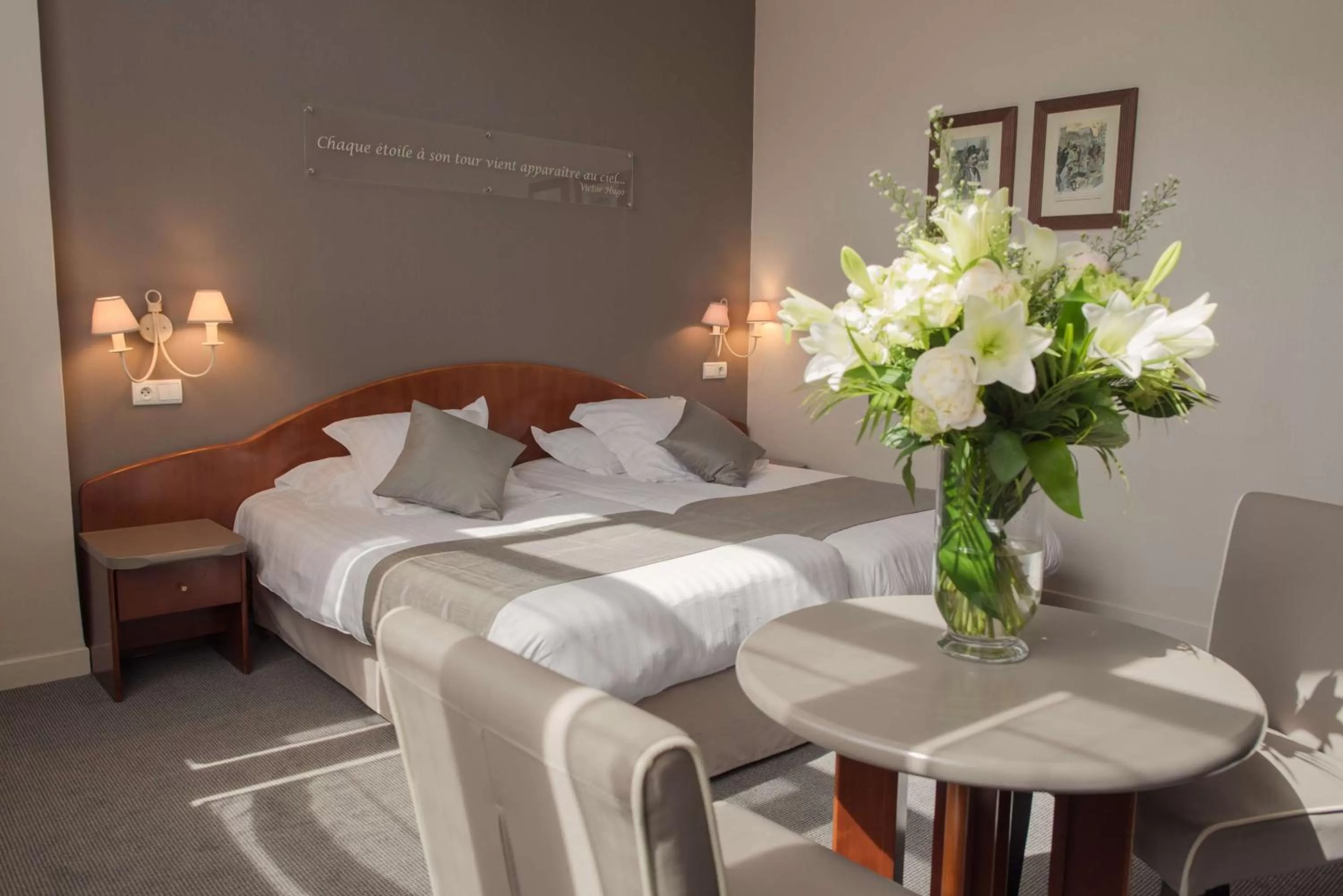 Standard Twin Room in Best Western Hôtel Hermitage