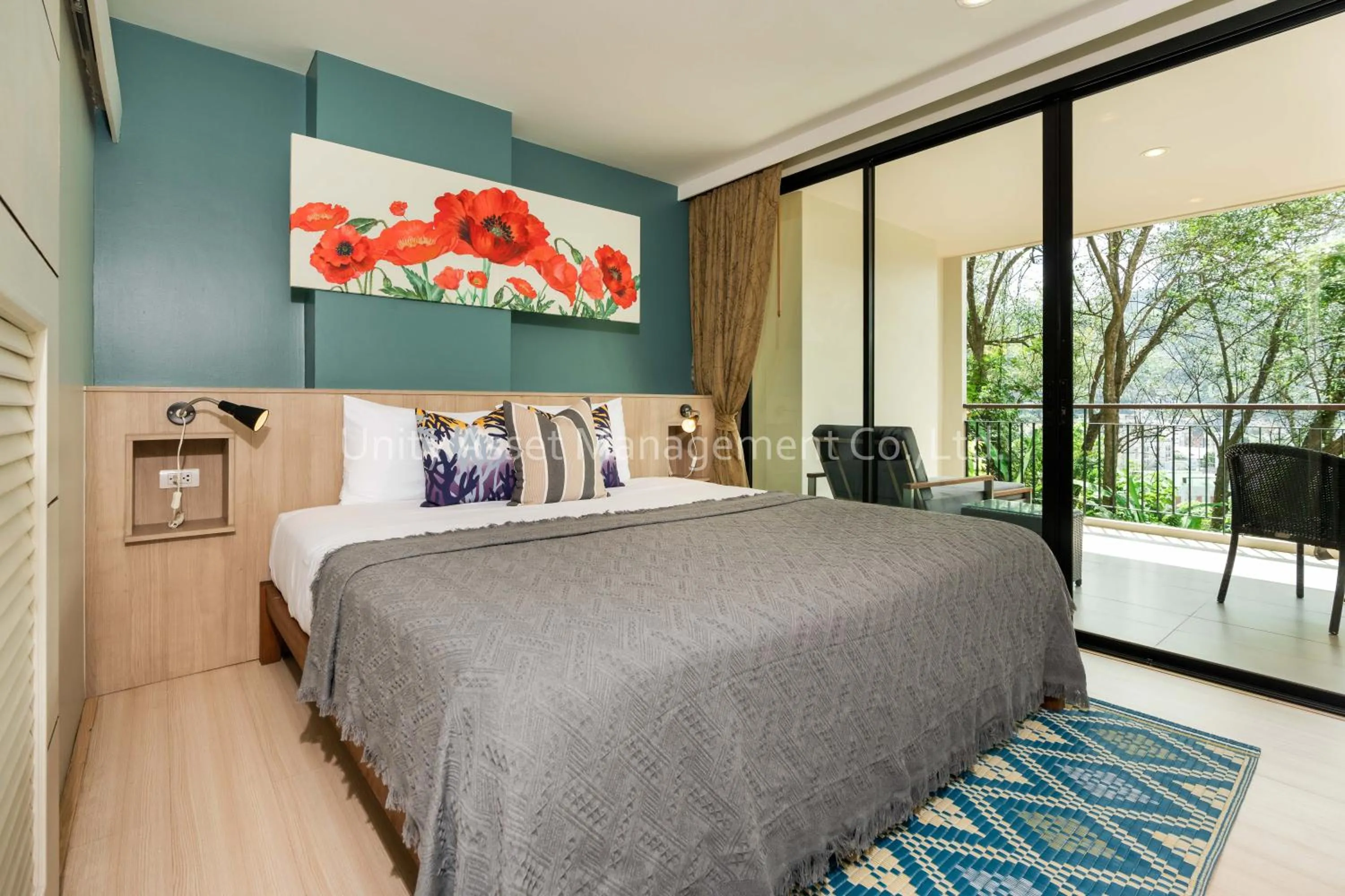 Two-Bedroom Apartment with Green View in The Unity and The Bliss Patong Residence