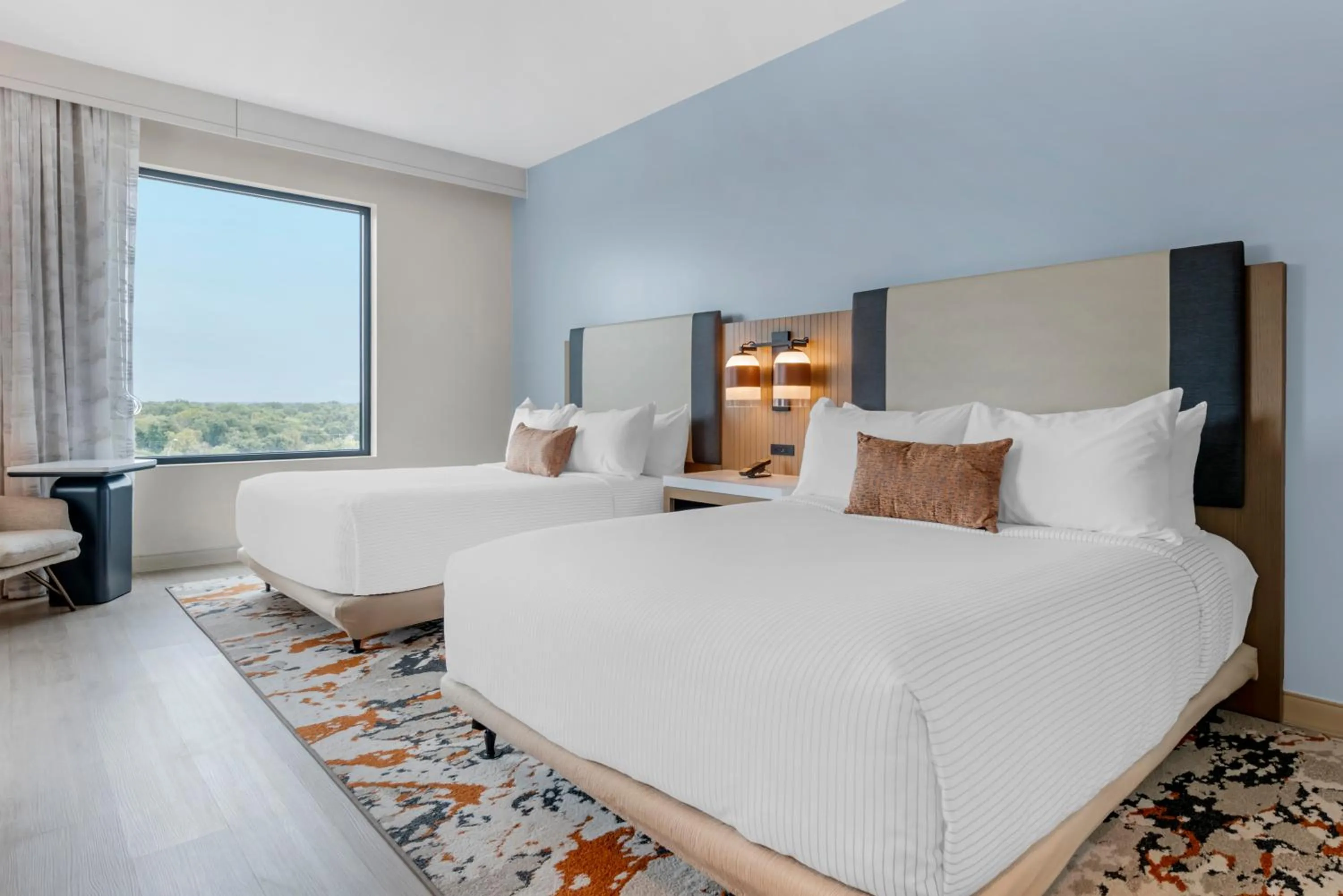 Quadruple Room with Two Queen Beds and Tub - Disability Access/Non Smoking in Cambria Hotel Austin Downtown