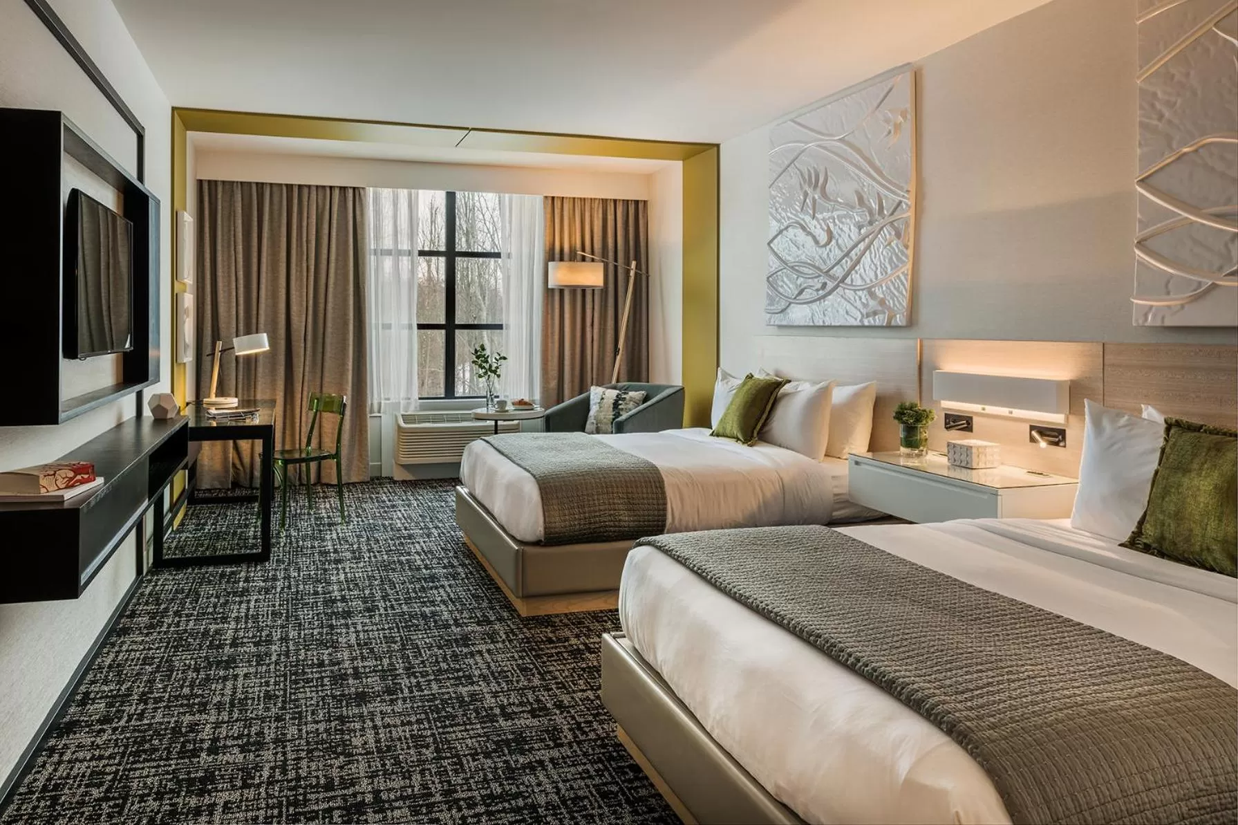 Deluxe Double Room in Hotel Zero Degrees Danbury