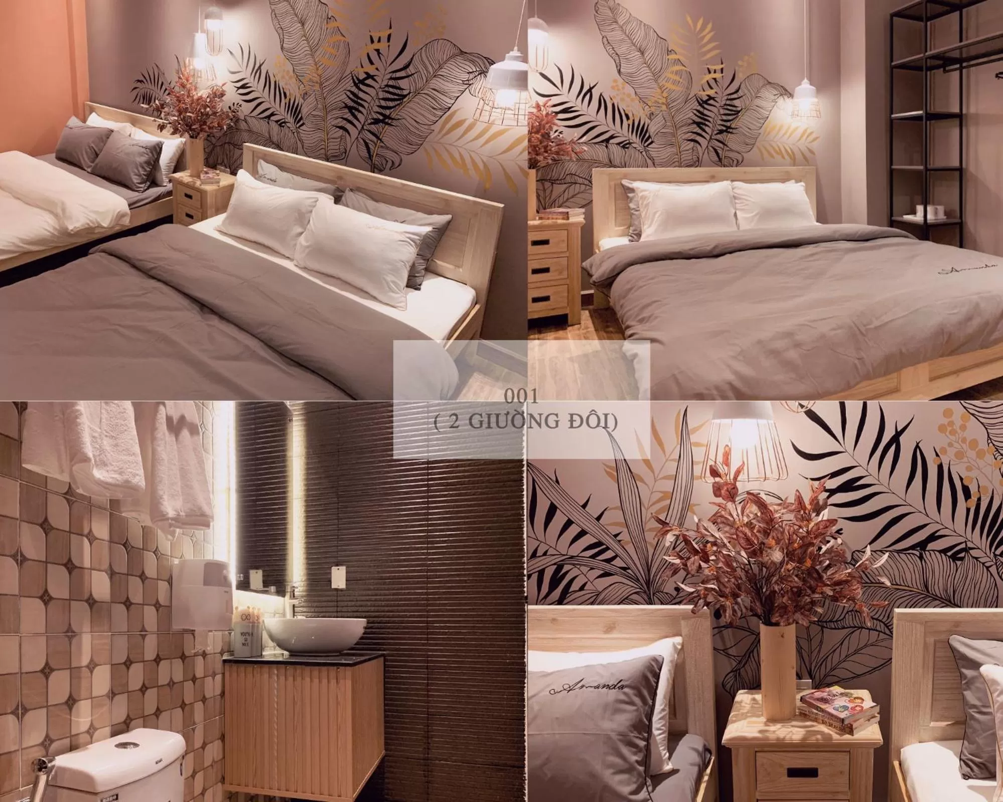 Deluxe Queen Room with Two Queen Beds in 09 Homestay