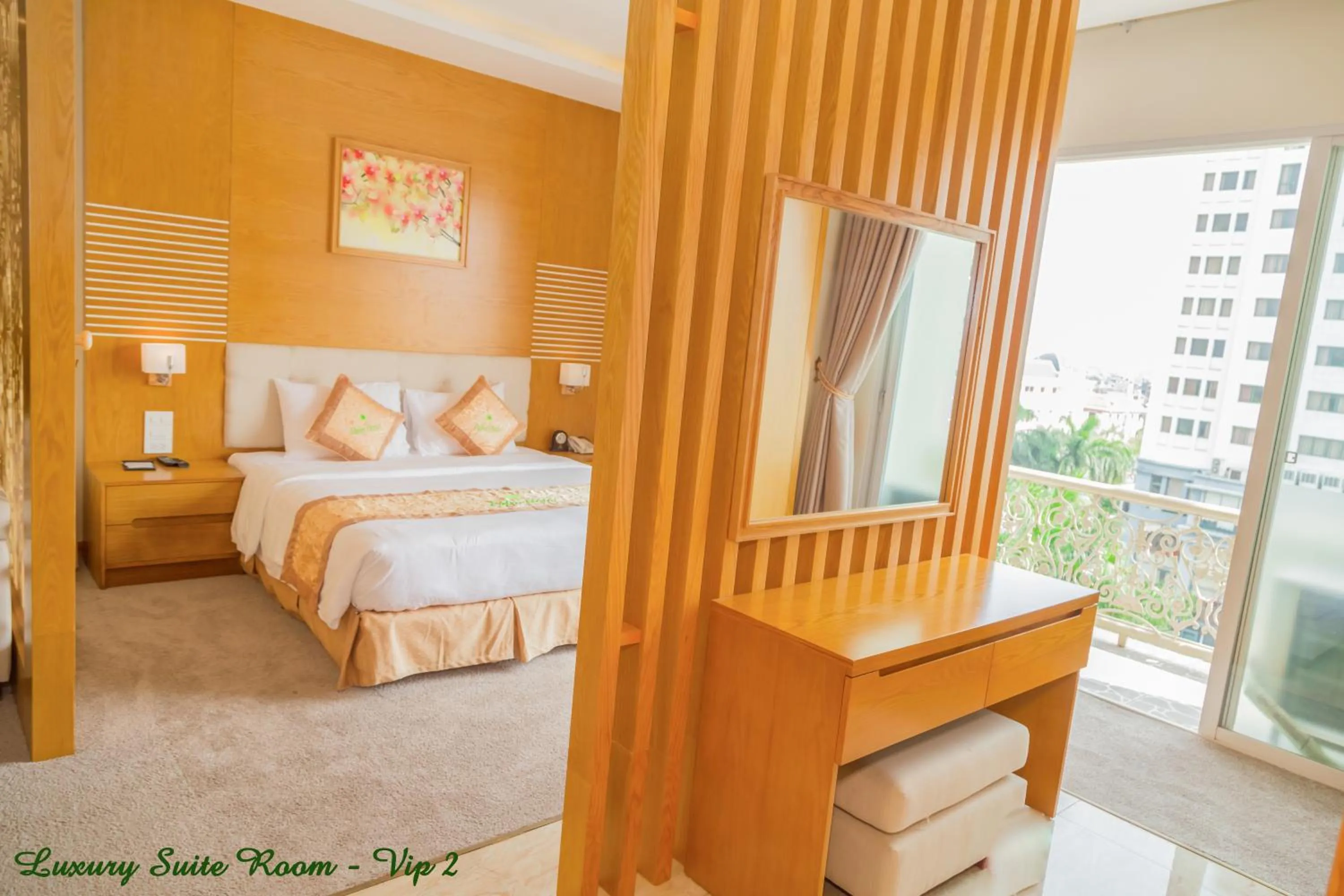 Junior Suite with Balcony - single occupancy in Palm Hotel Thanh Hoa