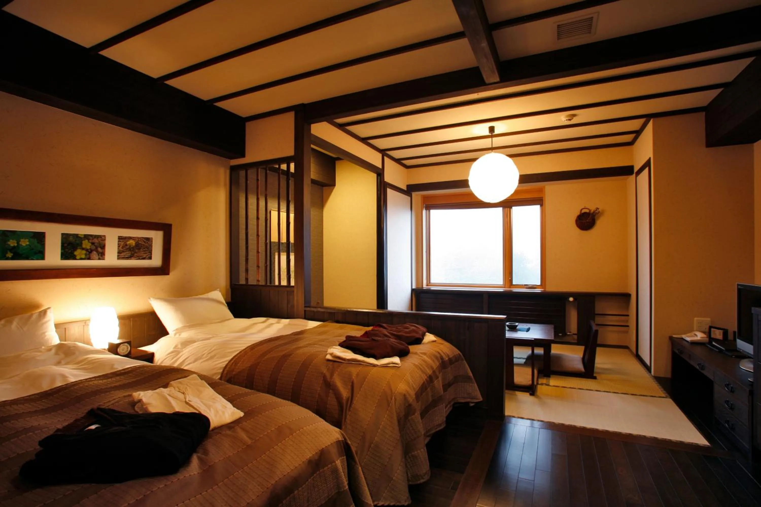 Room with Tatami Area in La Vista Daisetsuzan