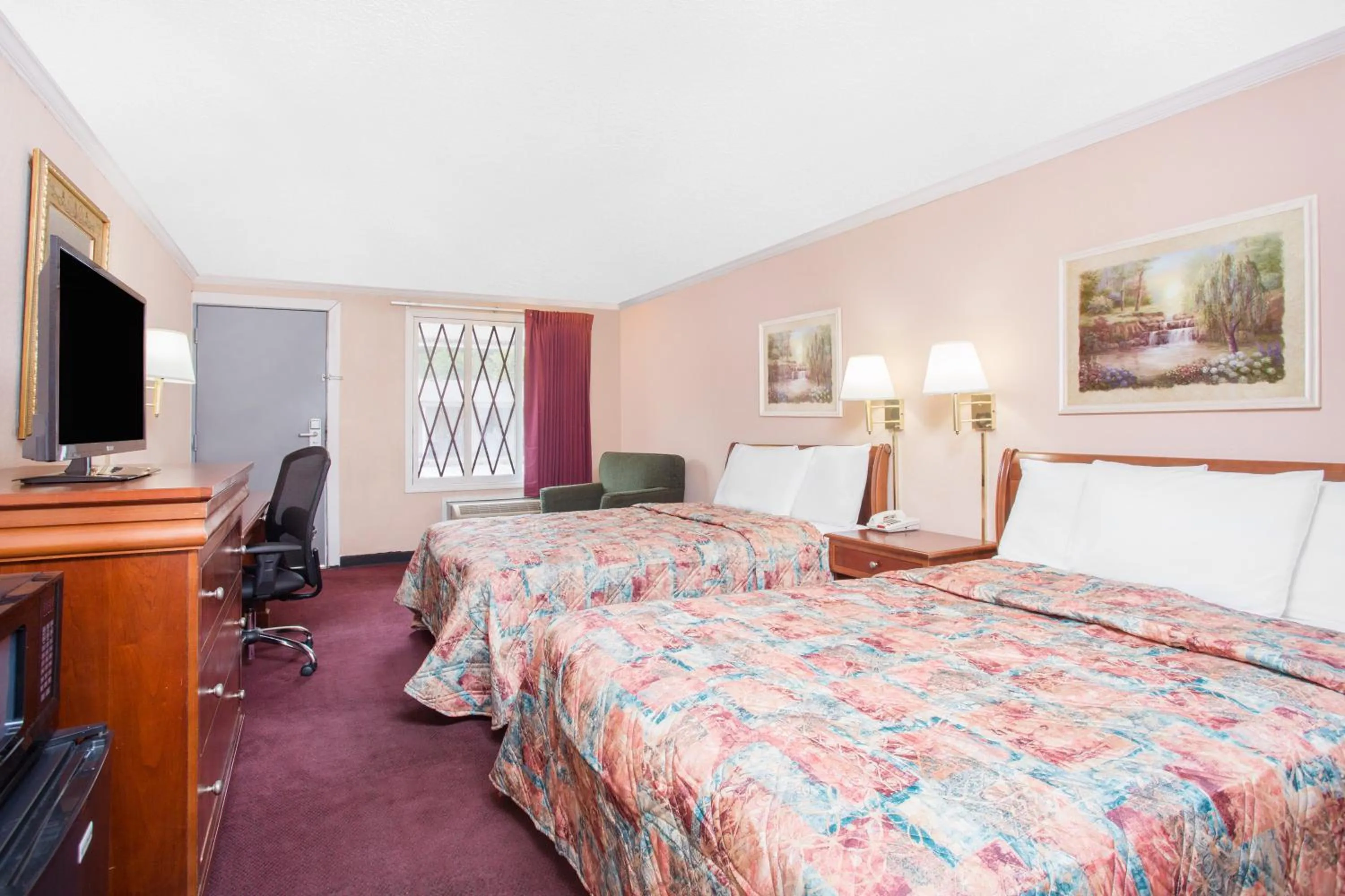 Double Room with Two Double Beds - Non-Smoking in Knights Inn - Augusta