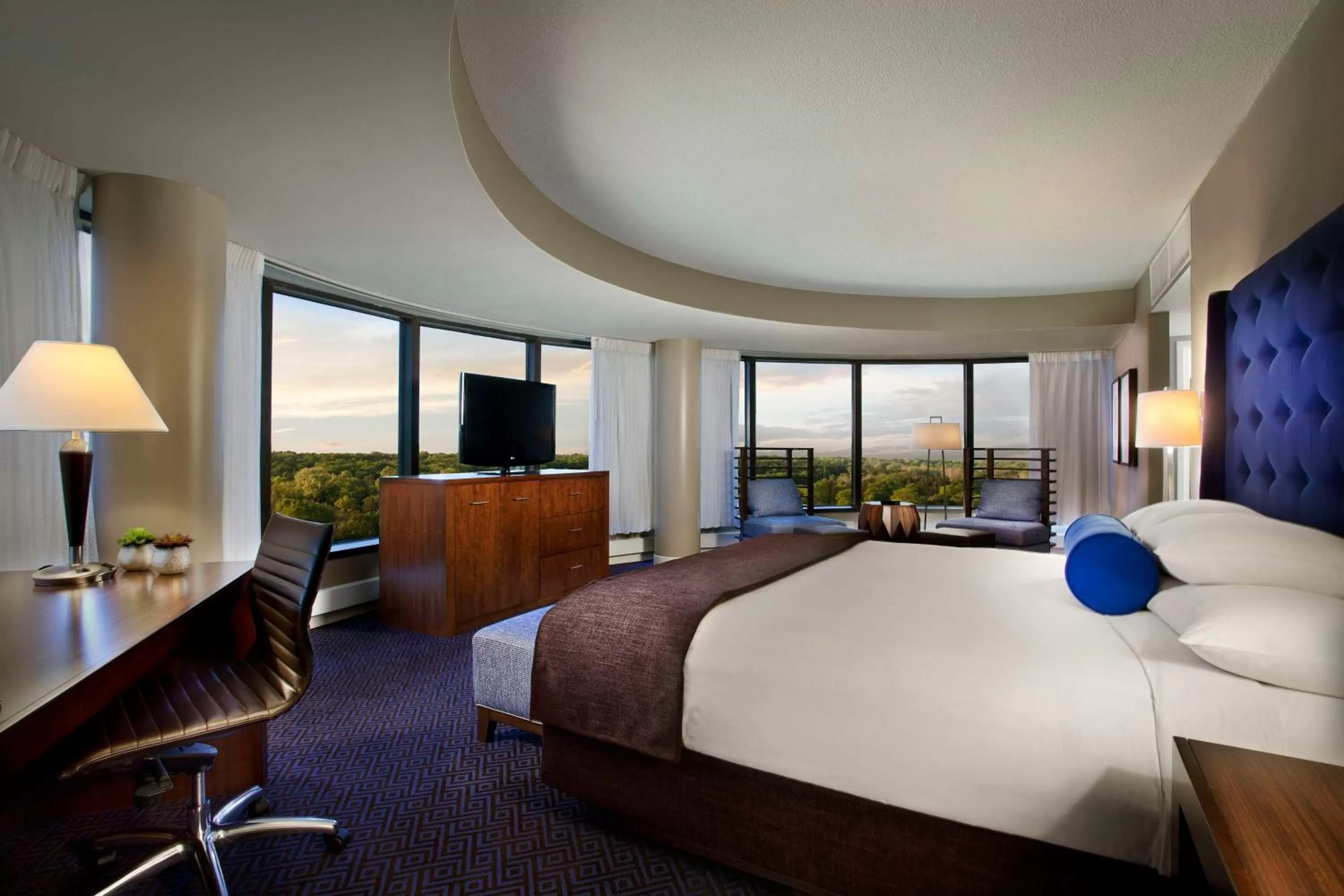 King Room with View in Hyatt Regency Lisle near Naperville