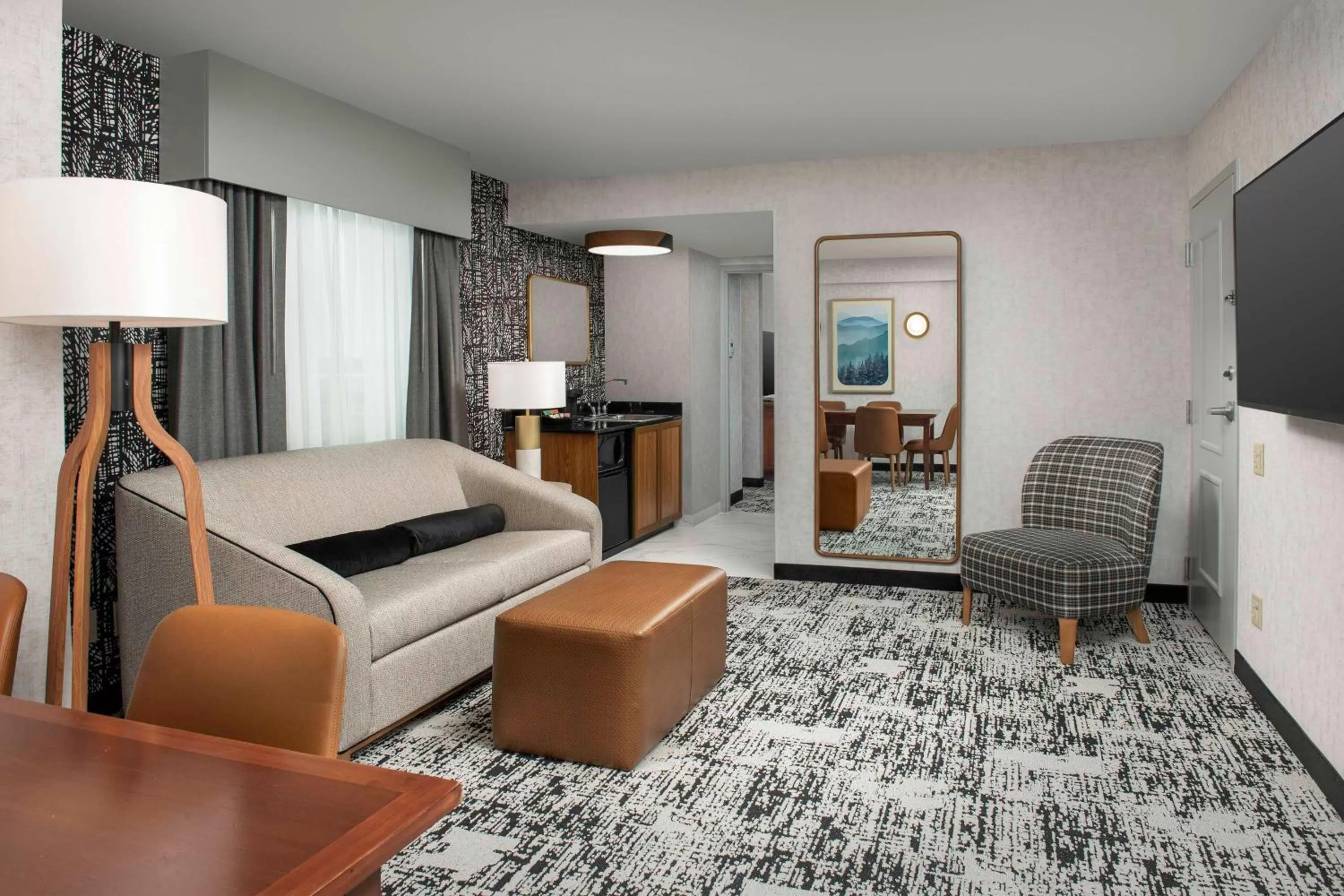 Corner King Suite in Embassy Suites by Hilton Dulles North Loudoun