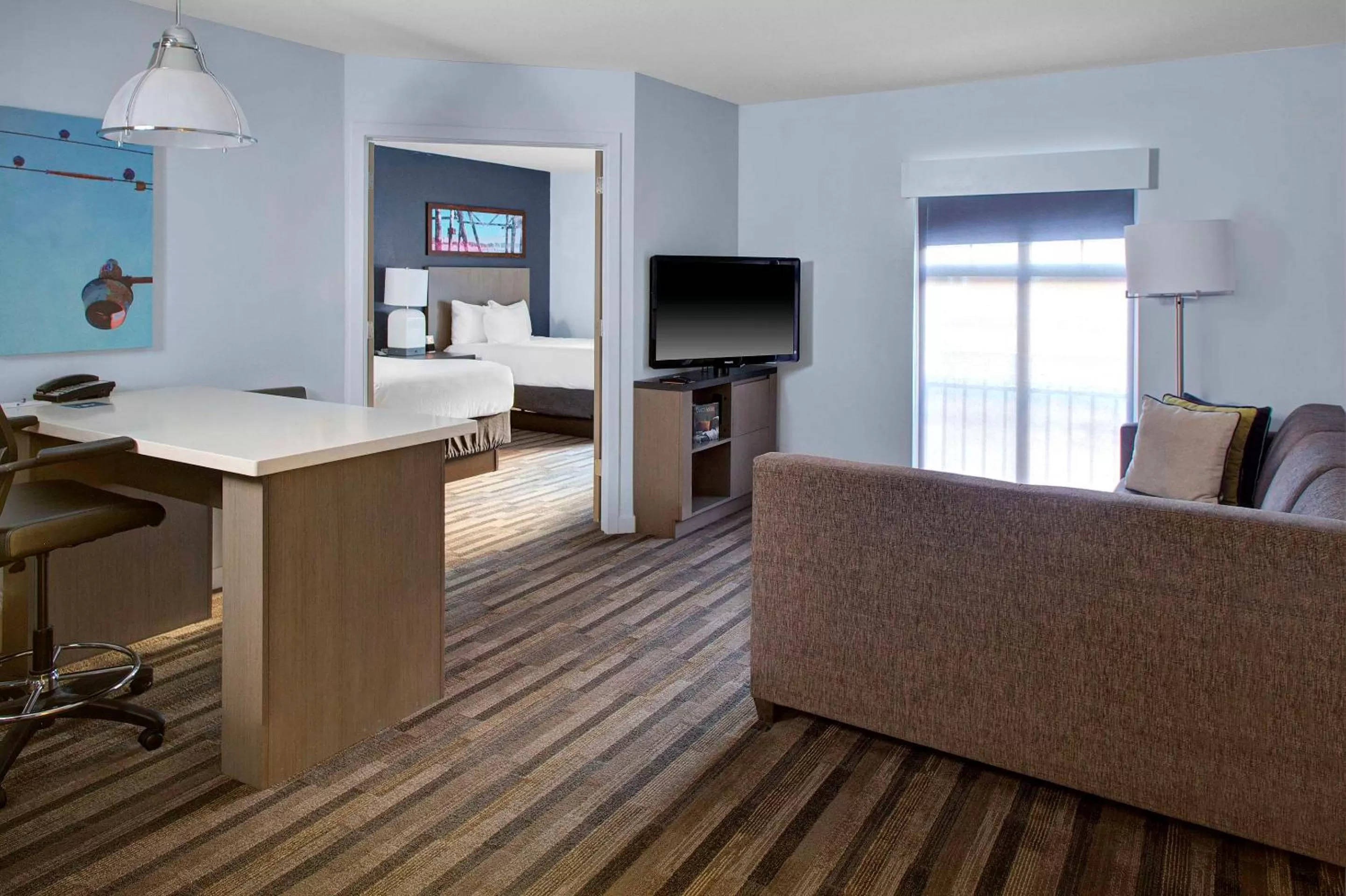 One-Bedroom Suite with Two Double Beds in Hyatt House Philadelphia/Plymouth Meeting