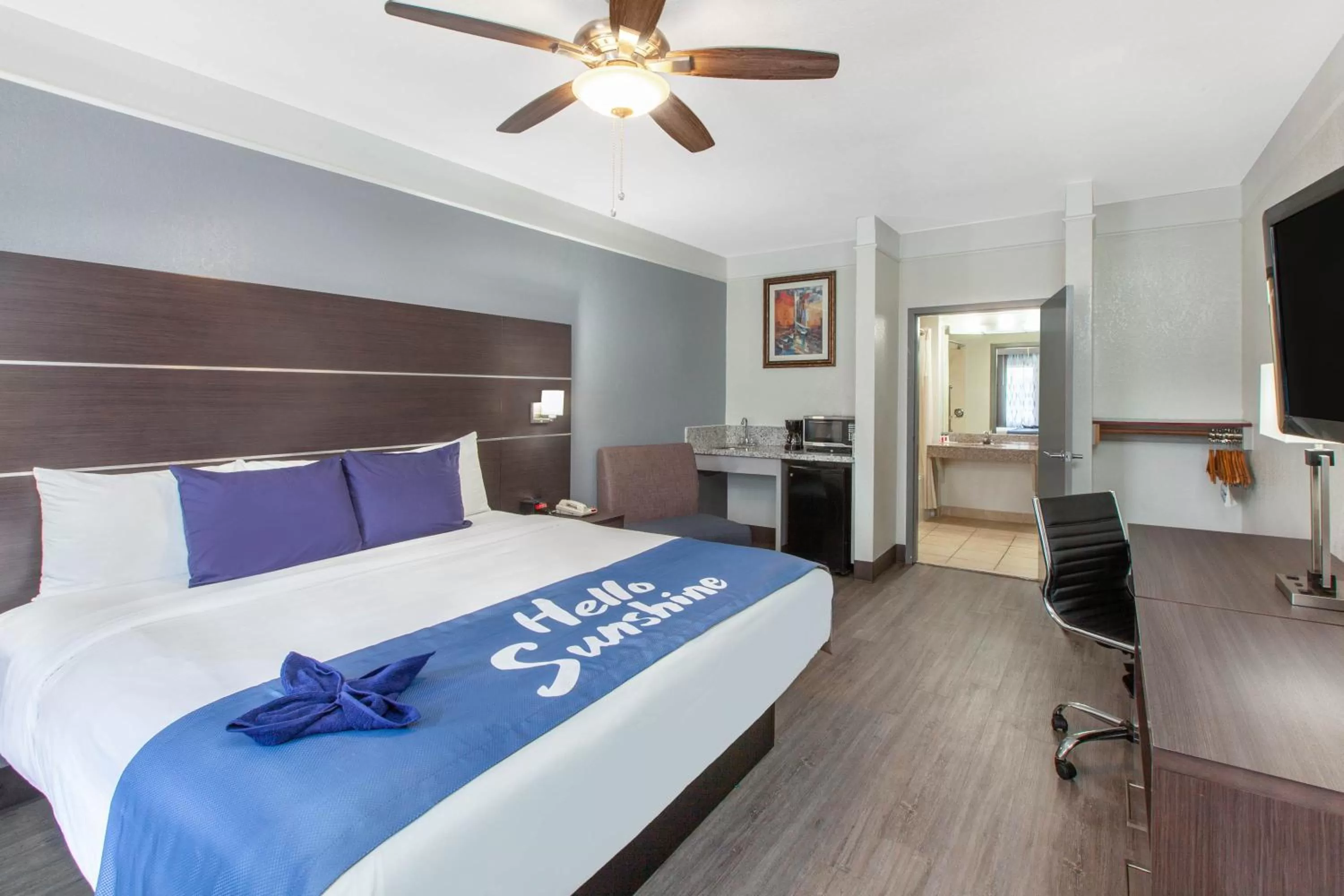 King Room with Bath Tub - Mobility/Hearing Accessible - Non-Smoking in Days Inn & Suites by Wyndham Webster NASA-ClearLake-Houston