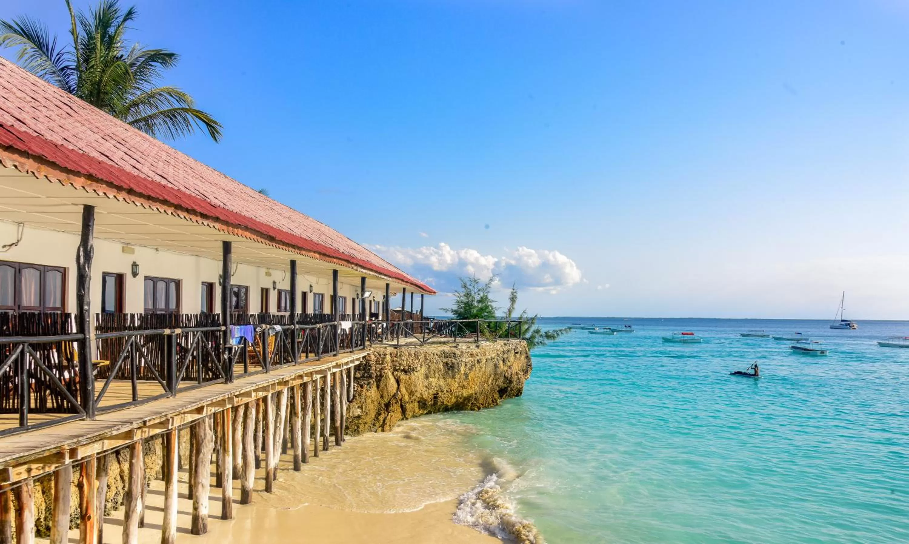 Double Room with Sea View - single occupancy in Amaan Beach Bungalows