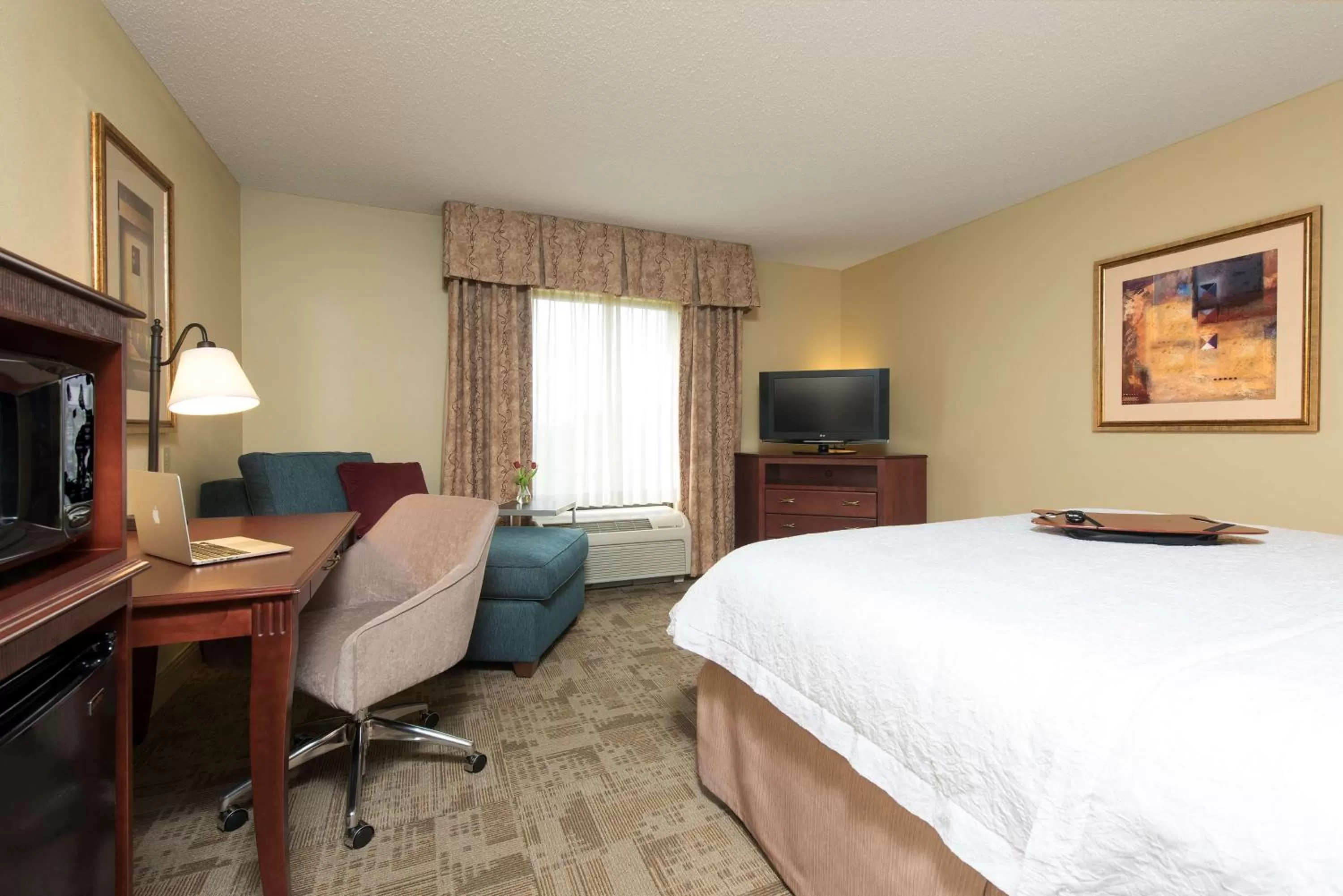 King Room with Accessible Tub - Mobility and Hearing Access/Non-Smoking in Hampton Inn & Suites Bloomington-Normal