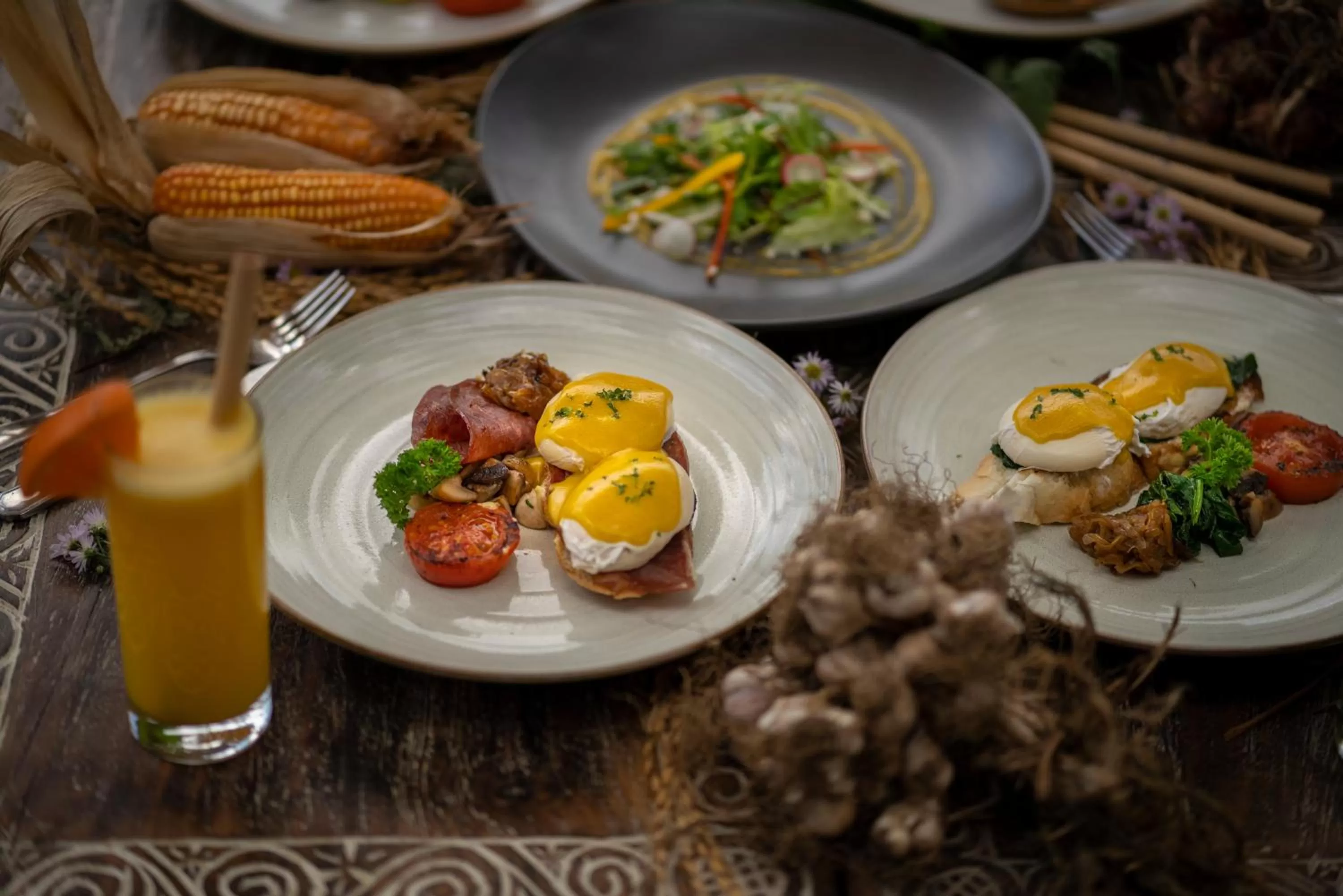 Breakfast in Menzel Villa Ubud