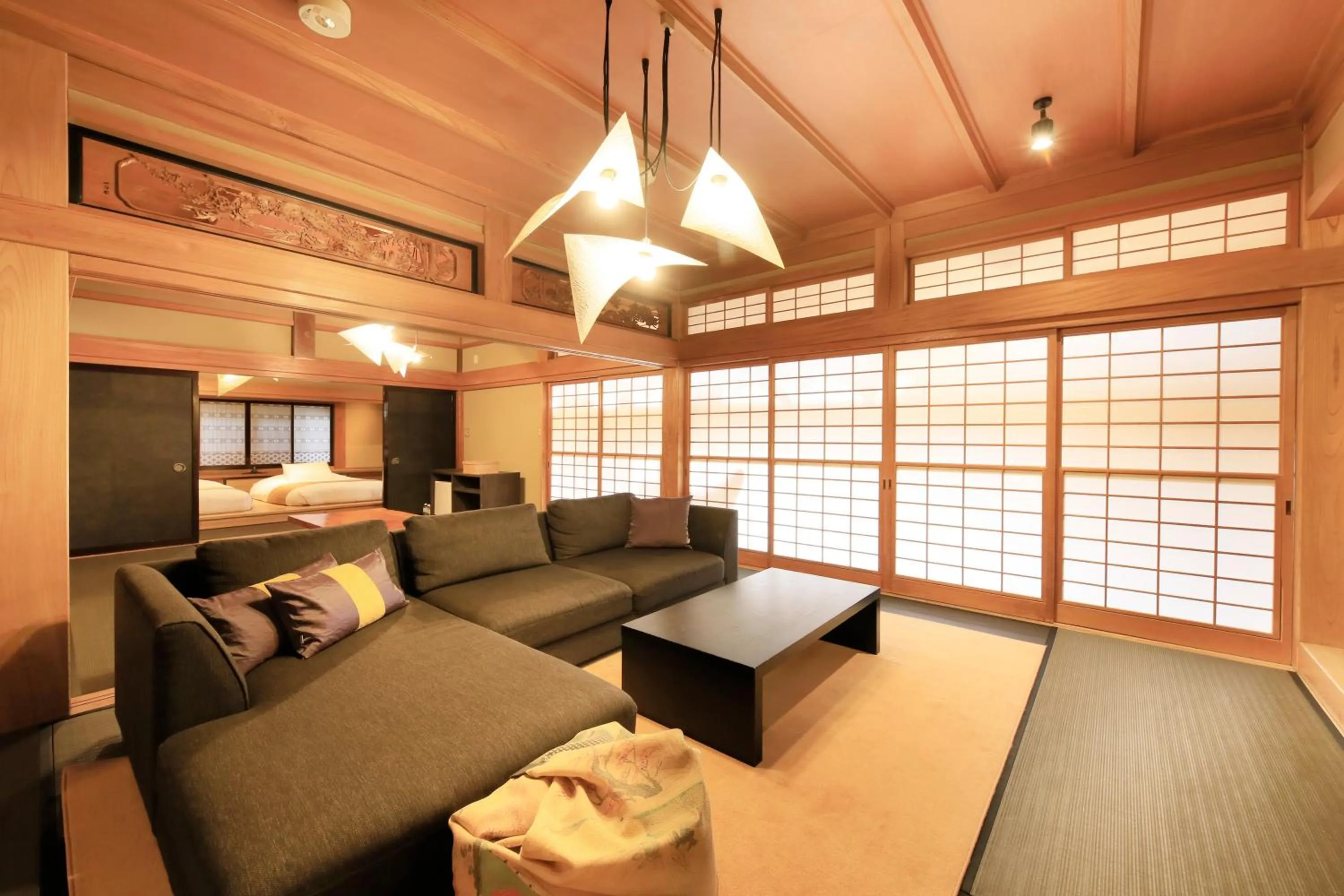 Executive Japanese Suite with Open-Air Bath in Fuji Onsenji Yumedono