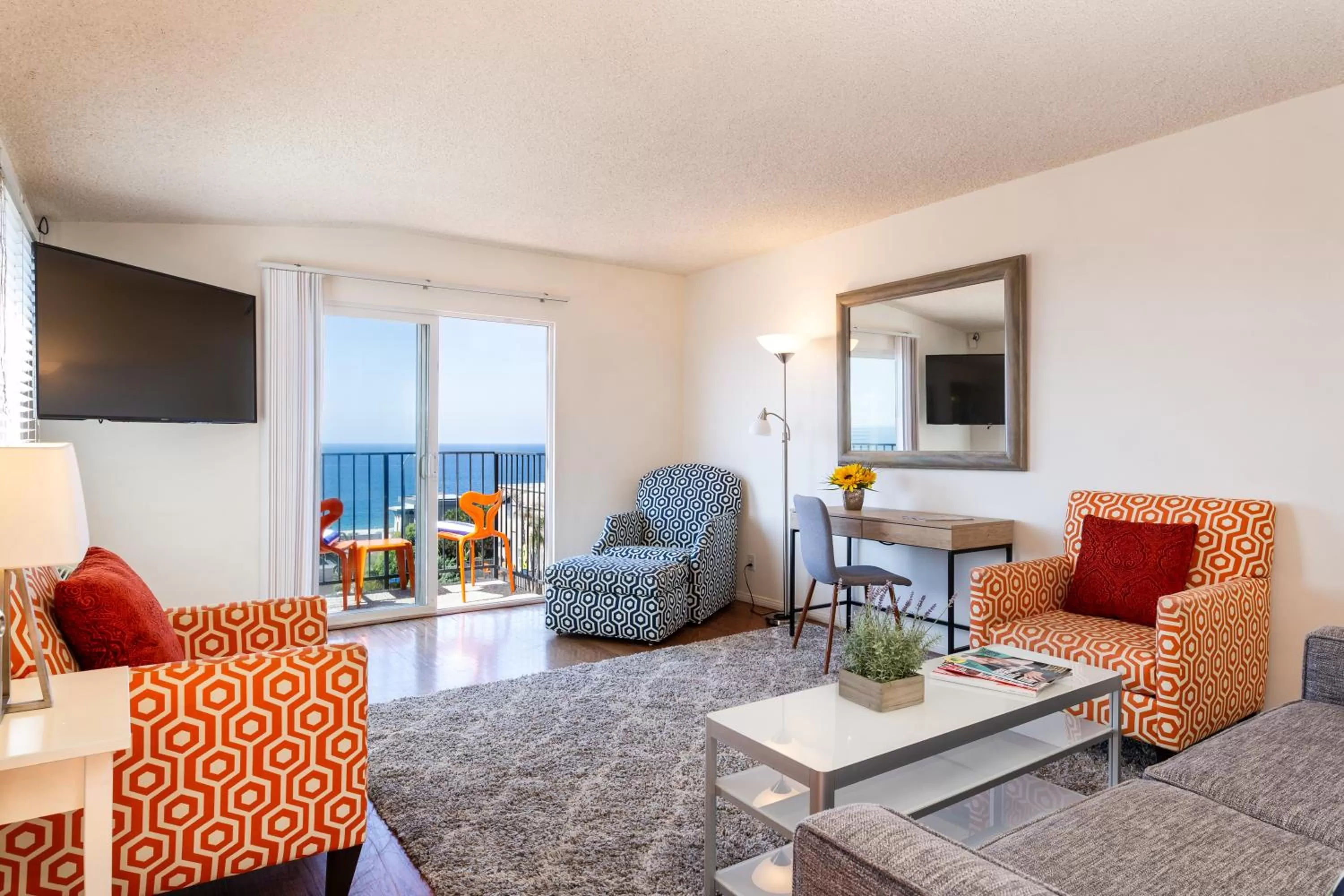 Two-Bedroom Two Bath Apartment with Ocean view in The Sea View Inn At The Beach