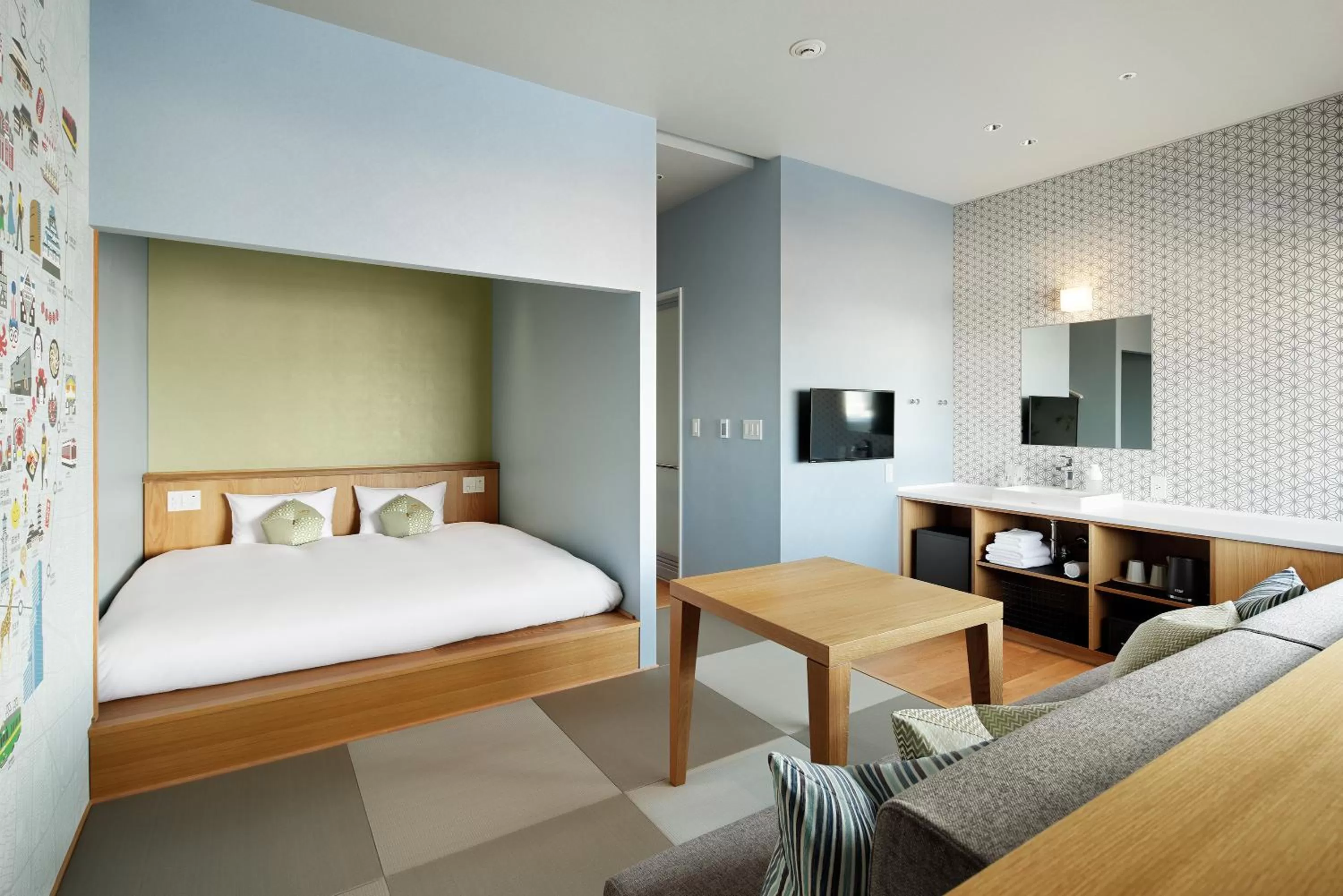 King Room - single occupancy in OMO7 Osaka by Hoshino Resorts