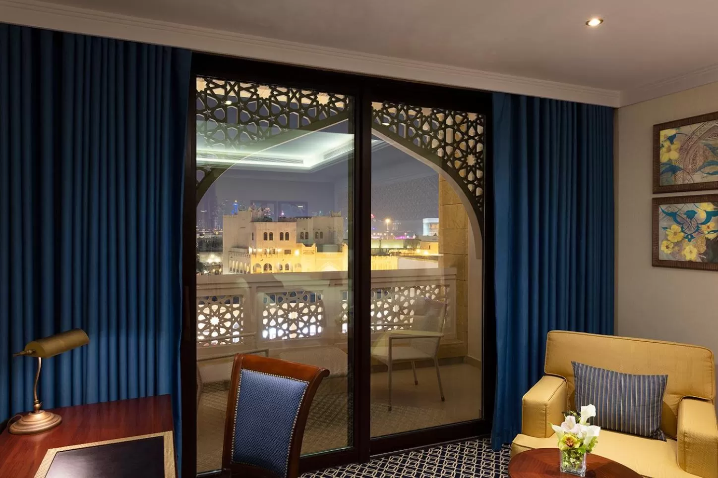 Deluxe Souq Piazza View Room in Al Najada Doha Hotel by Tivoli
