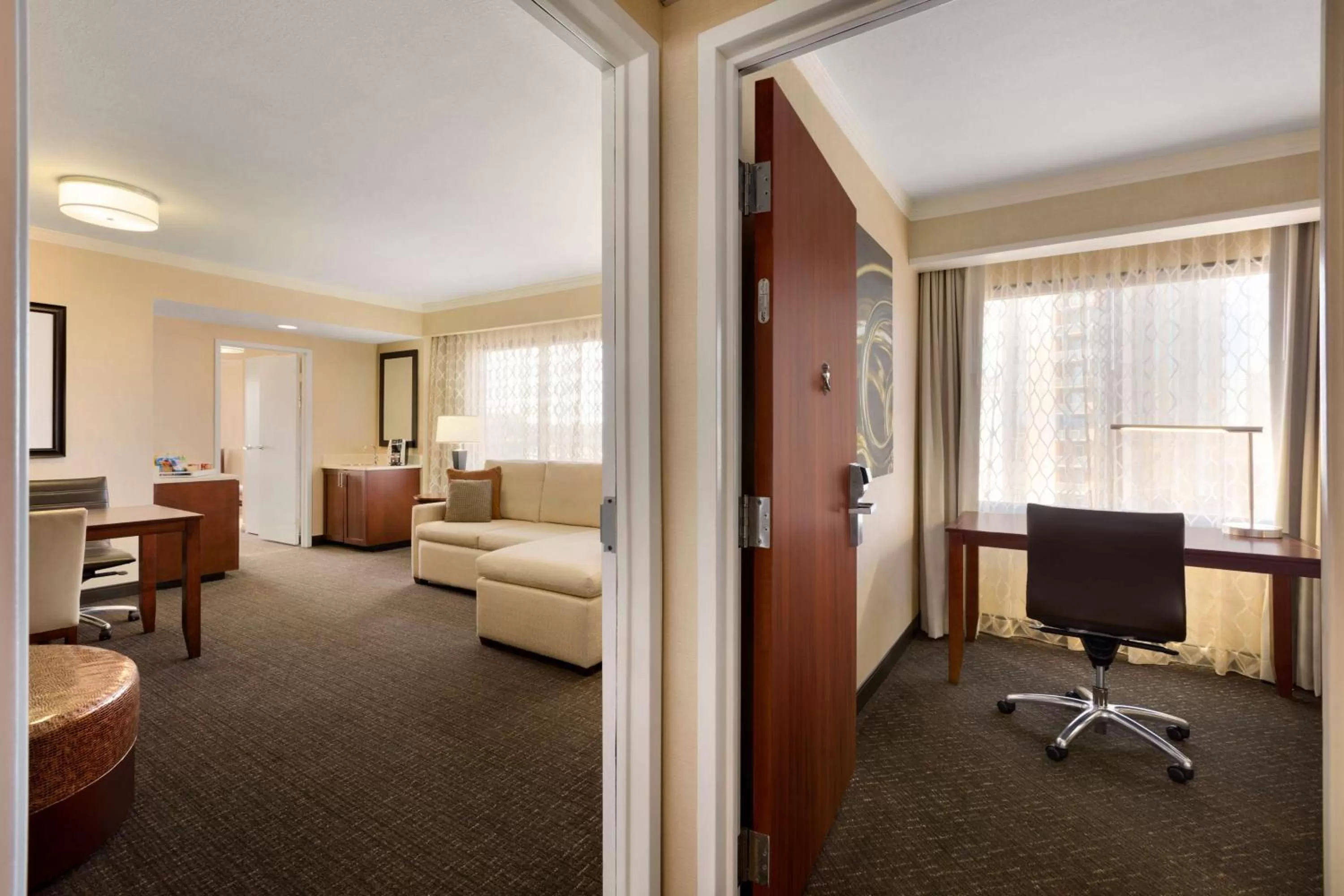 Two-Bedroom Queen Suite with Two Bathrooms in Embassy Suites by Hilton Austin Downtown South Congress