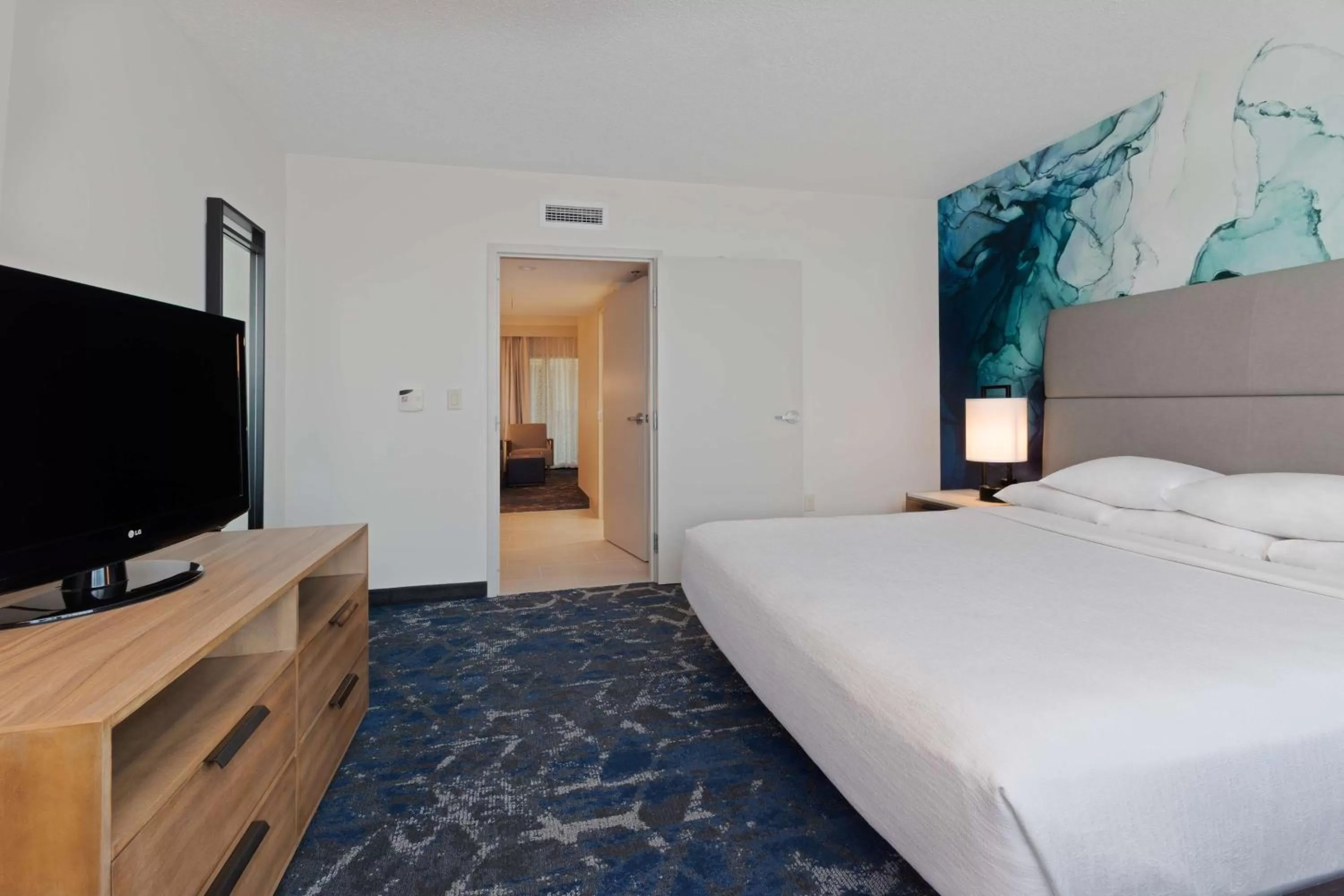 Two-Room King Suite - Non-Smoking in Embassy Suites by Hilton Tampa USF Near Busch Gardens