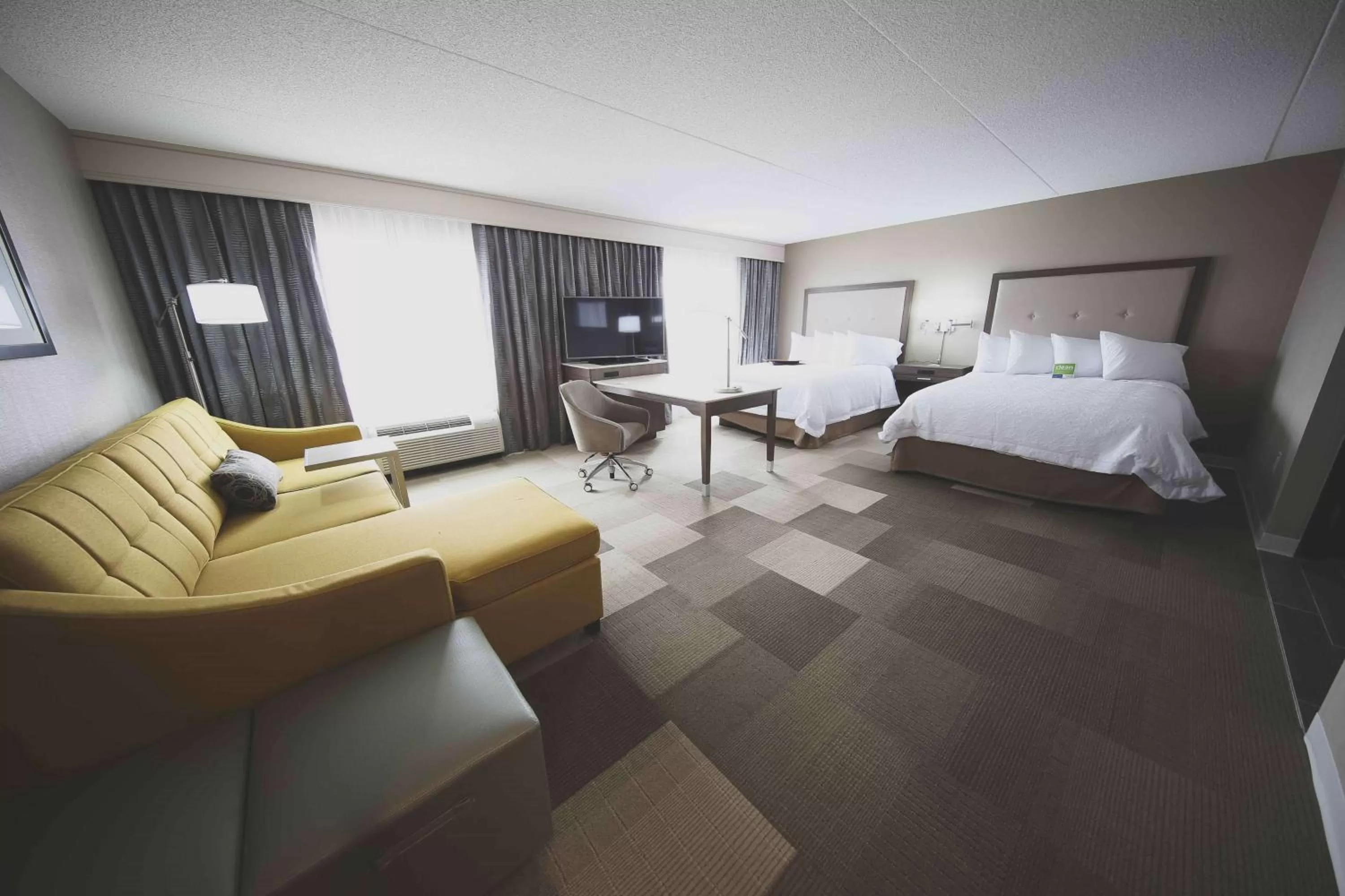 Studio Suite with Two Queen Beds - Non-Smoking in Hampton Inn & Suites by Hilton Bolton