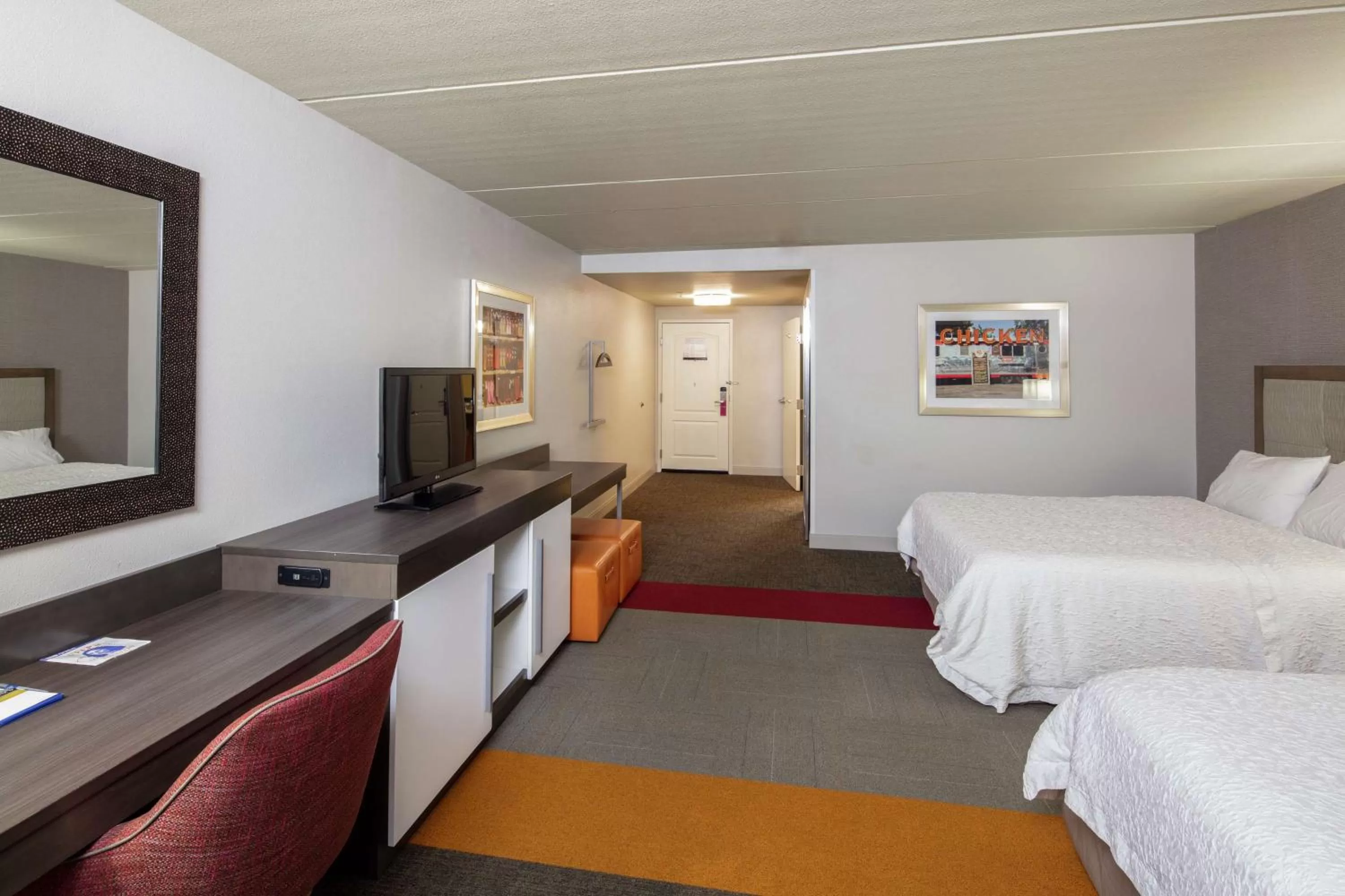 Queen Room with Two Queen Beds - Mobility Access/Non-Smoking in Hampton Inn & Suites Austin Cedar Park-Lakeline