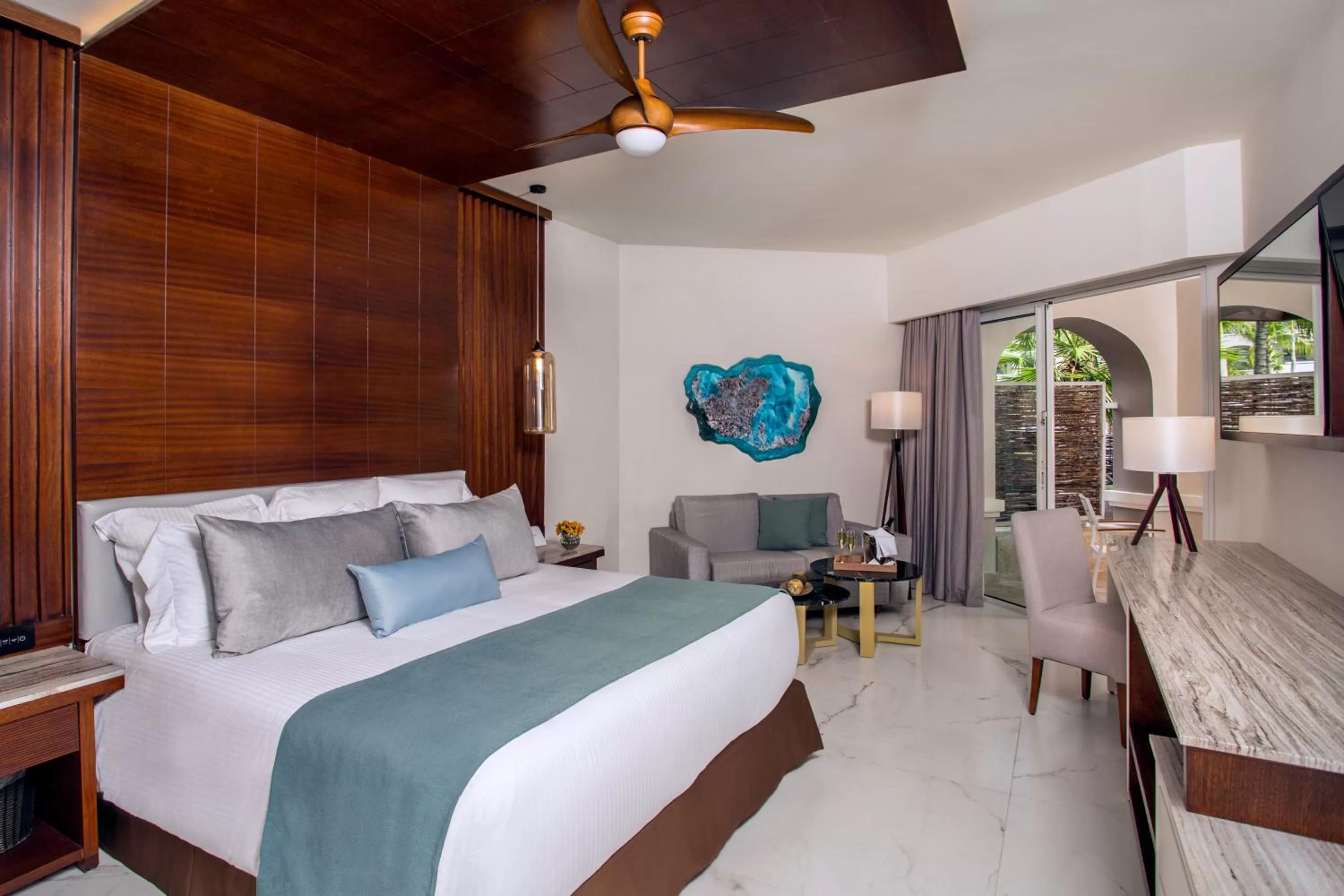 Junior Suite Pool View Double Beds - single occupancy in Secrets Royal Beach Punta Cana - Adults Only - All Inclusive