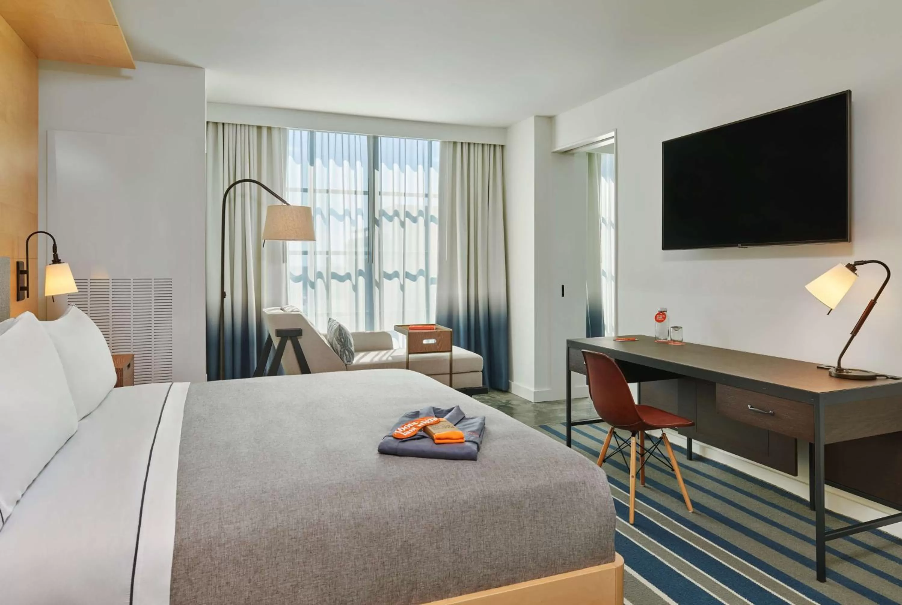 One-Bedroom King Suite with City View in Canopy By Hilton Washington DC Bethesda North