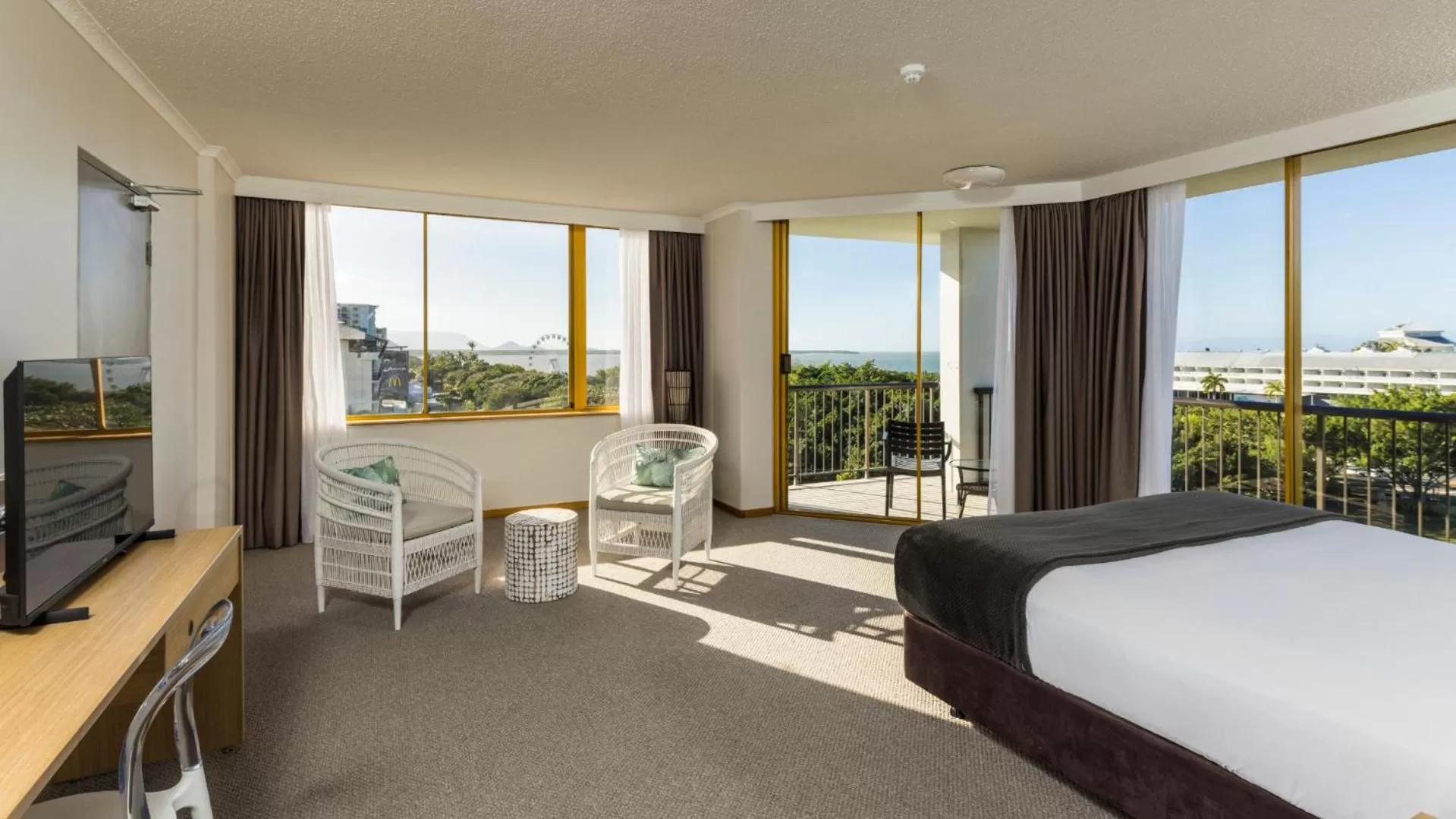 Superior King Balcony Suite in Pacific Hotel Cairns