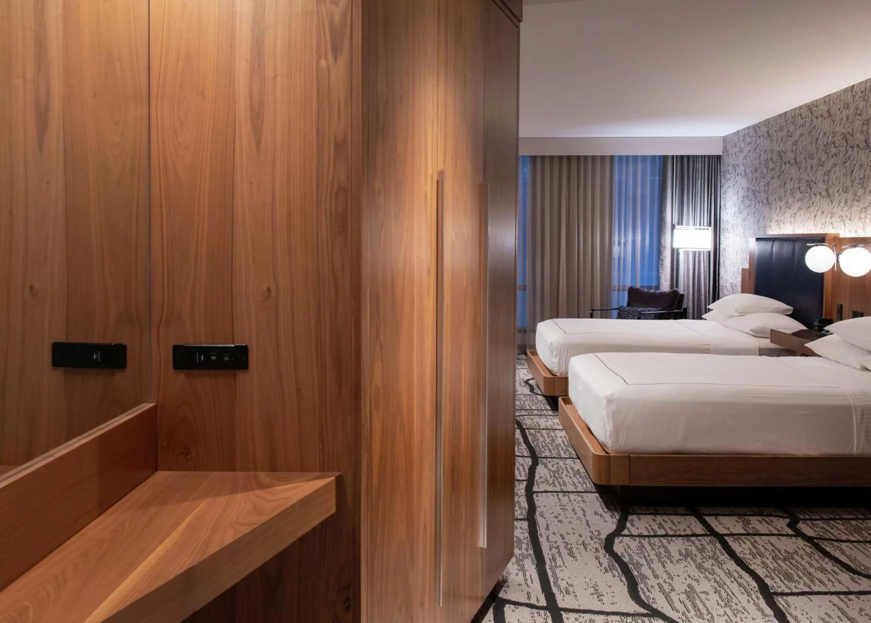 Queen Room with Two Queen Beds in The Charter Hotel Seattle, Curio Collection By Hilton