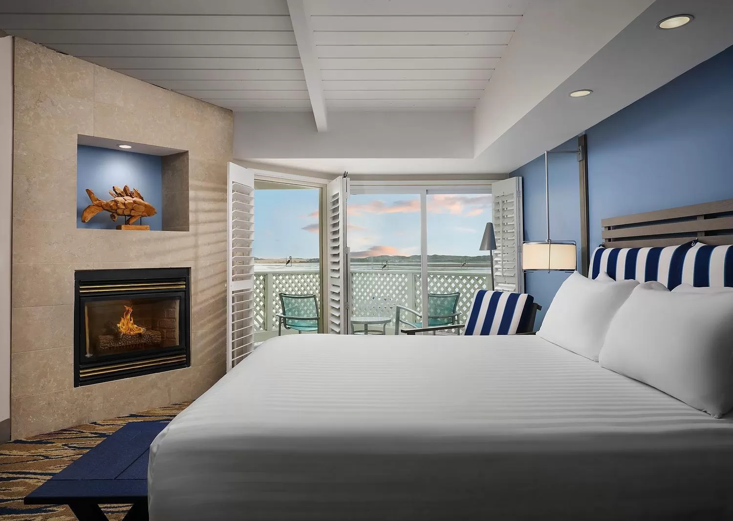 Deluxe Double Room with Sea View in Inn at Morro Bay