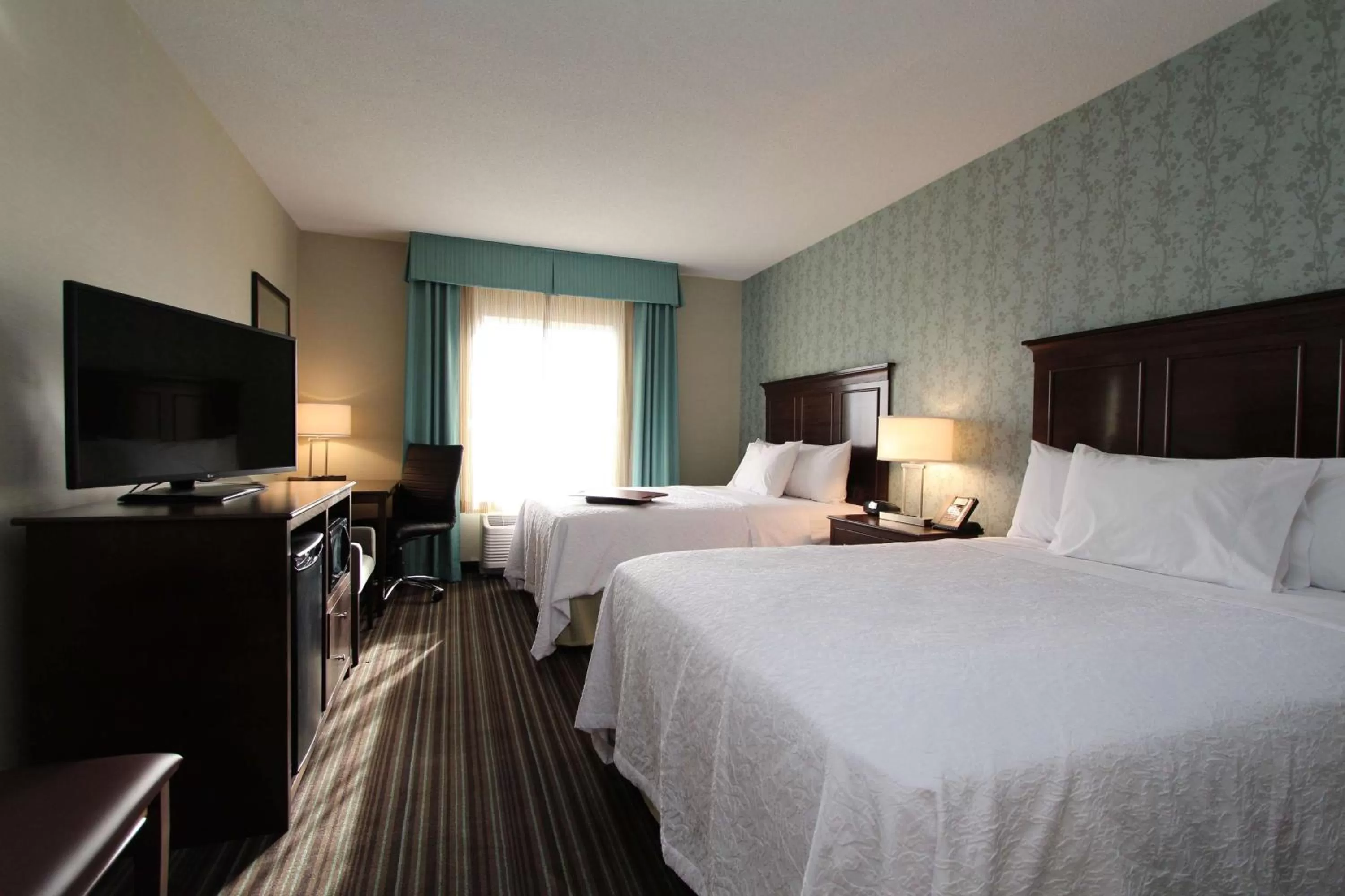 Queen Room with Two Queen Beds - Mobility and Hearing Access/Non-Smoking in Hampton Inn & Suites by Hilton St. John's Airport