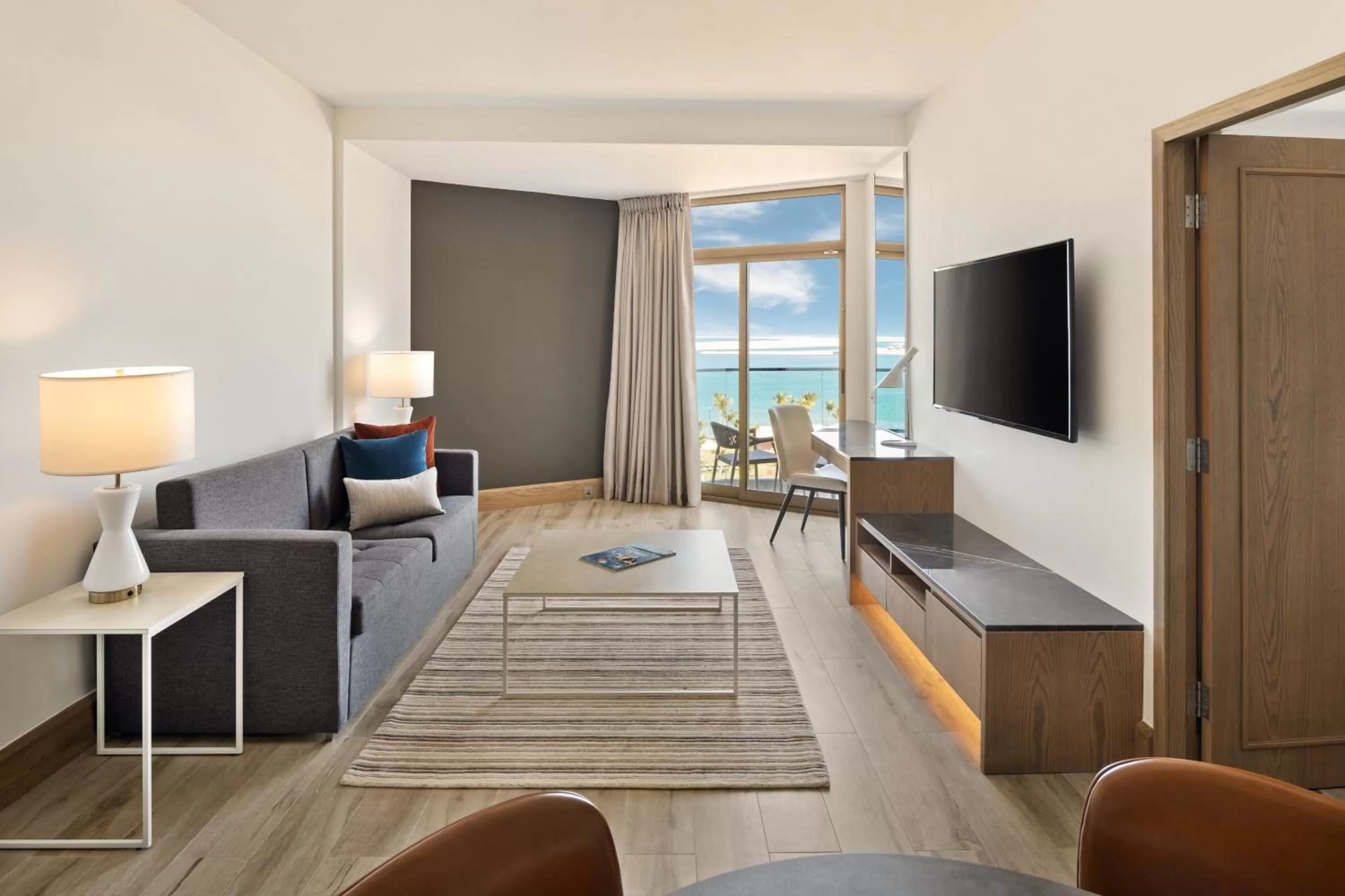 Sea View One Bedroom Suite with Free Breakfast and Peacock Lounge Access with Free Shuttle to Shopping Malls in JA Beach Hotel, Dubai