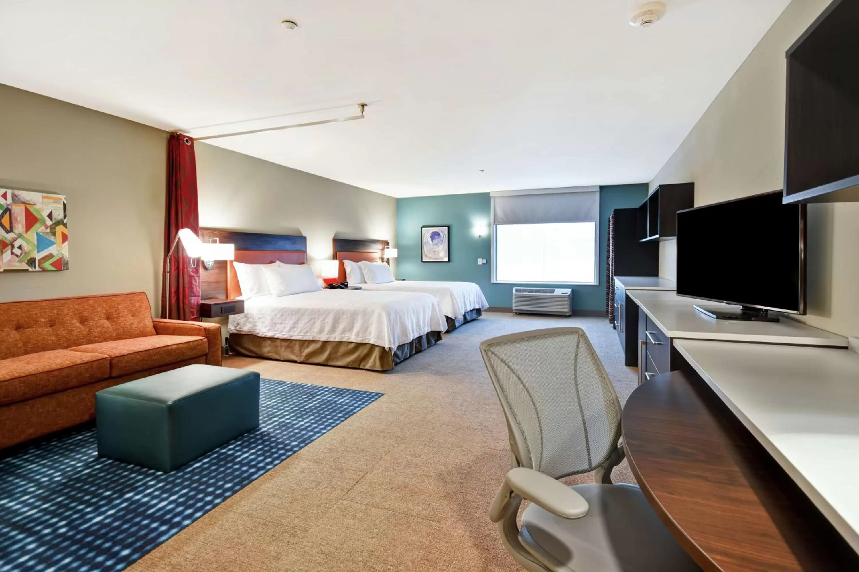 Queen Studio with Two Queen Beds - Mobility Access/Non-Smoking in Home2 Suites By Hilton Lagrange