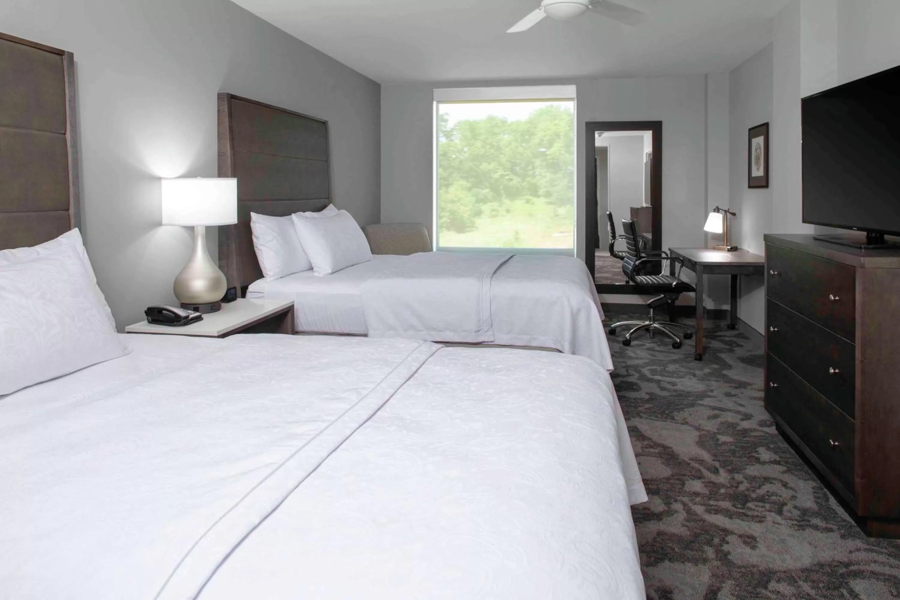 One-Bedroom Queen Suite with Two Queen Beds - Non-Smoking in Homewood Suites By Hilton Lansing Eastwood