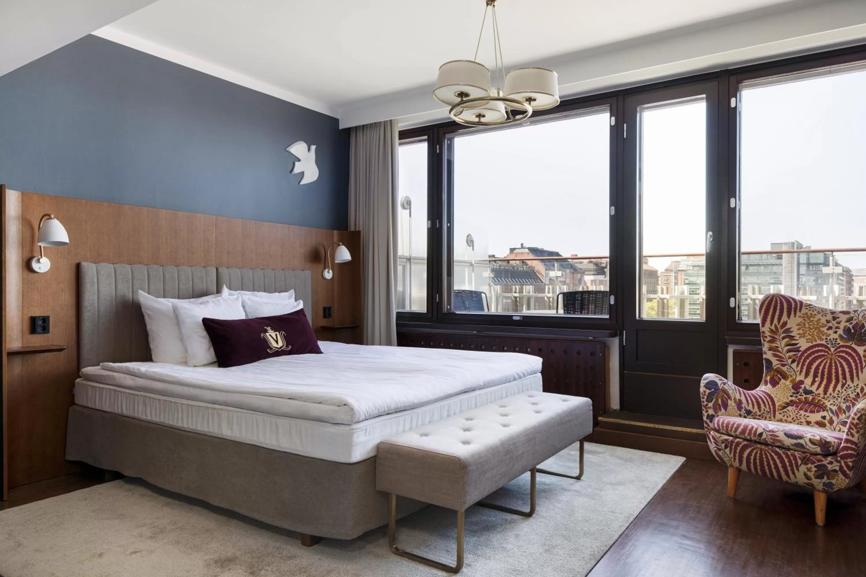 Deluxe Double Room with Balcony in Original Sokos Hotel Vaakuna Helsinki