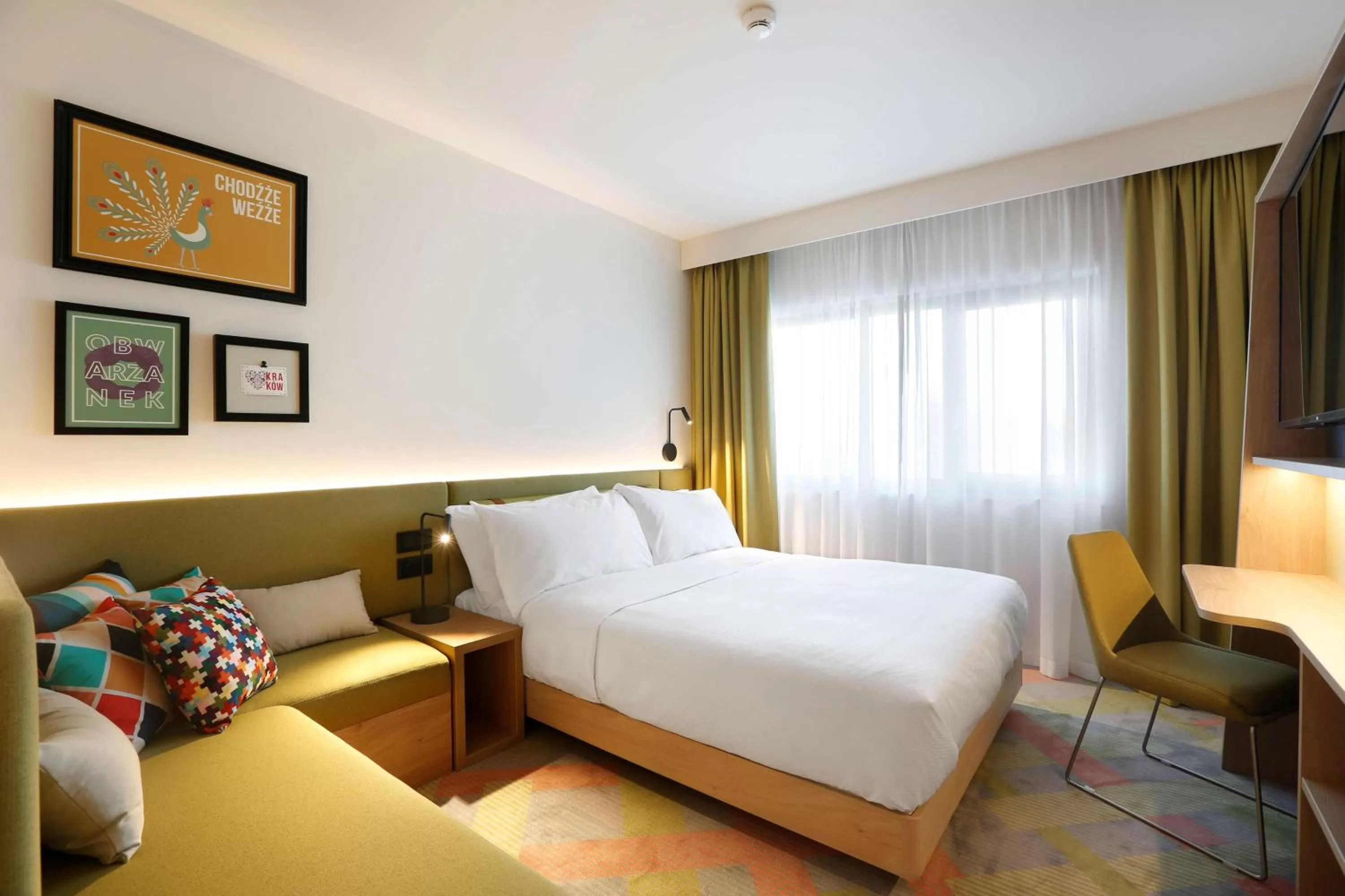 Queen Room with Sofa Bed in Hampton by Hilton Krakow Airport